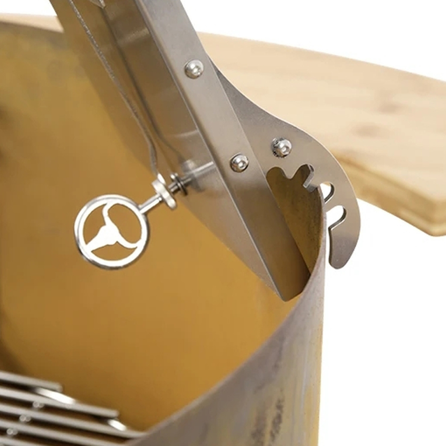 Moesta FlameBoard Flammlachsbrett Edelstahl für Bandit / Kugelgrill