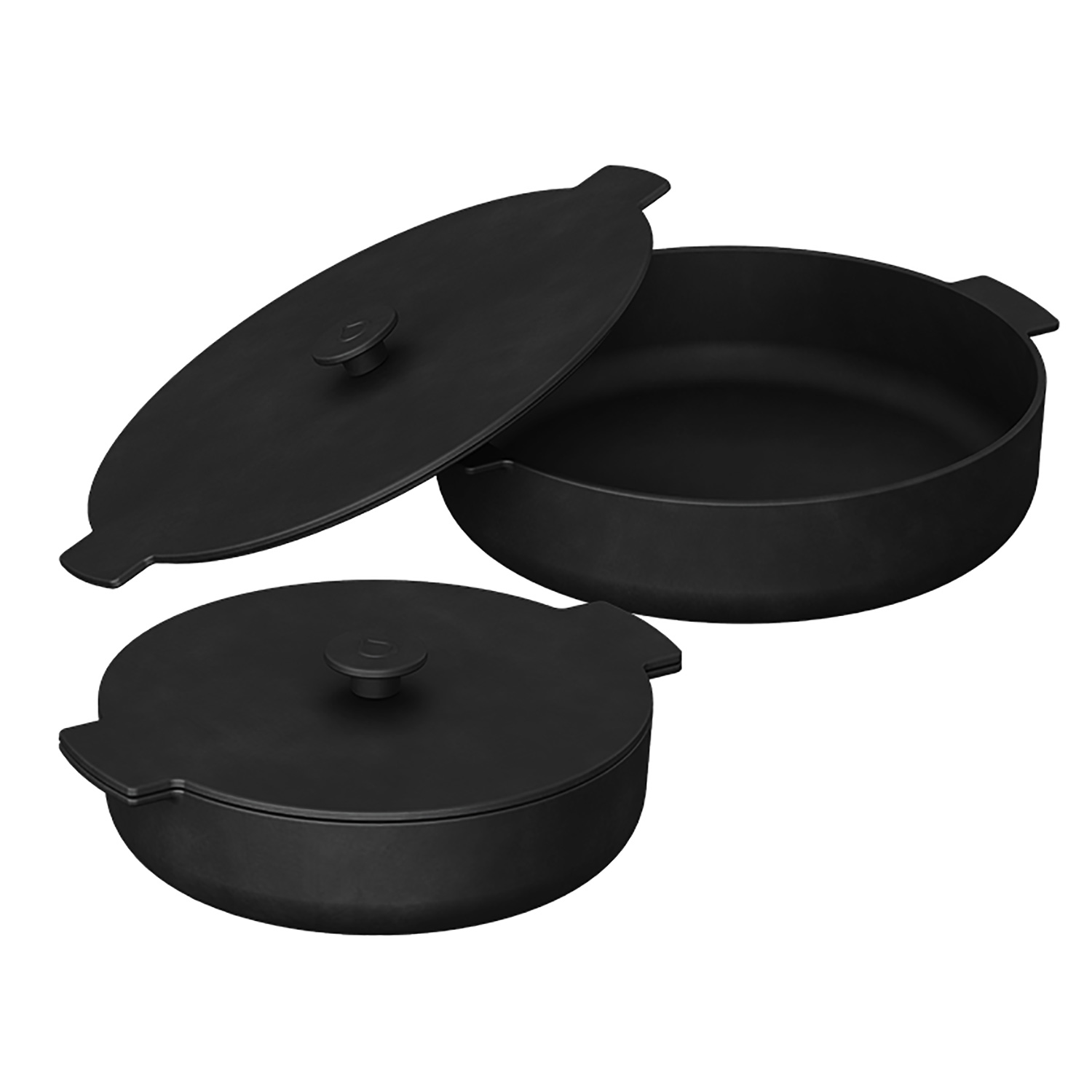 OFYR Outdoor Topf-Set Gusseisen Ø 21 und 26 cm OFYR Outdoor Topf-Set Gusseisen Ø 21 und 26 cm