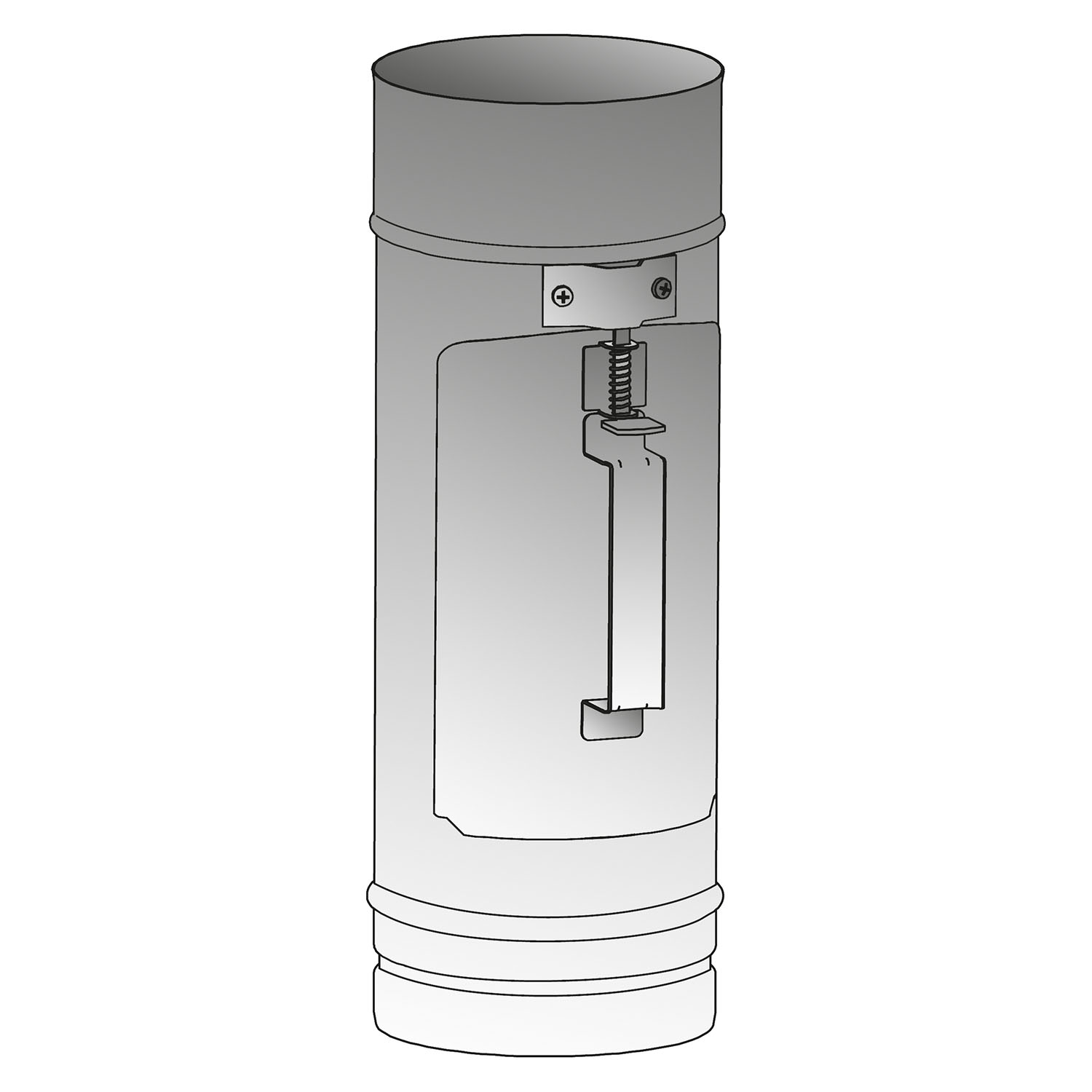 Schiedel PRIMA PLUS Reinigungselement Ø150 mm einwandig matt