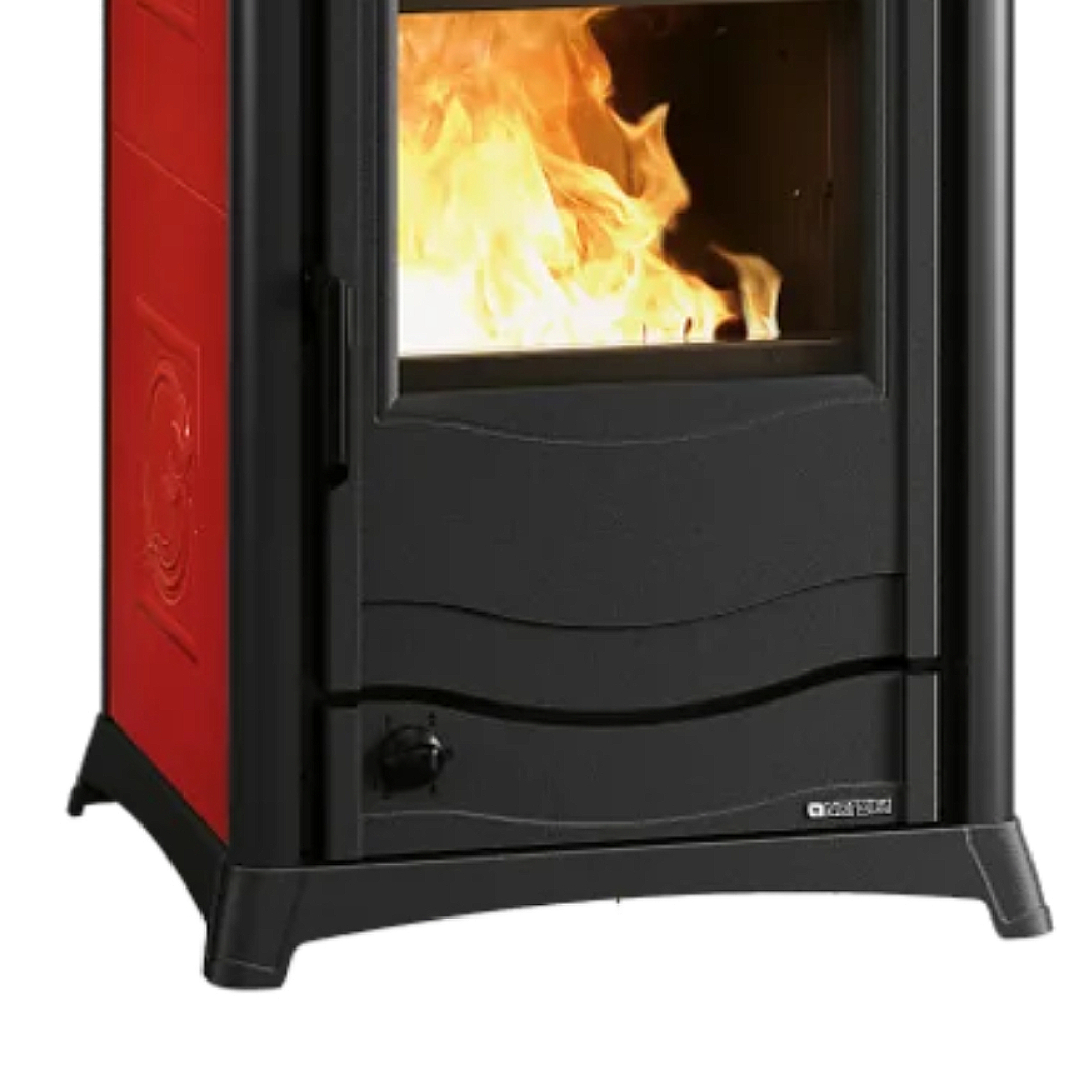 La Nordica TERMOROSSELLA PLUS DSA.16 Keramik - Bordeauxrot Kaminofen