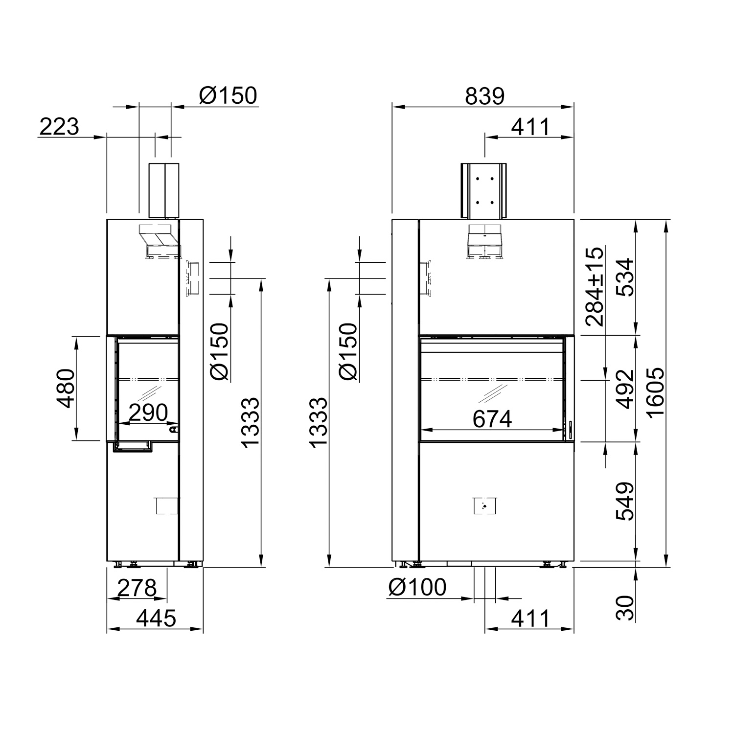 Spartherm Zirkon Kaminofen 2R RLU