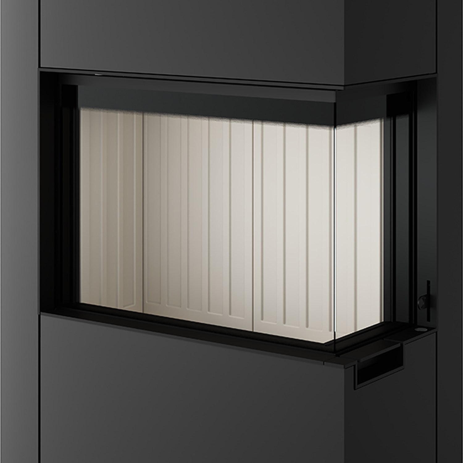 Spartherm Zirkon 2R Kaminbausatz RLA Nero
