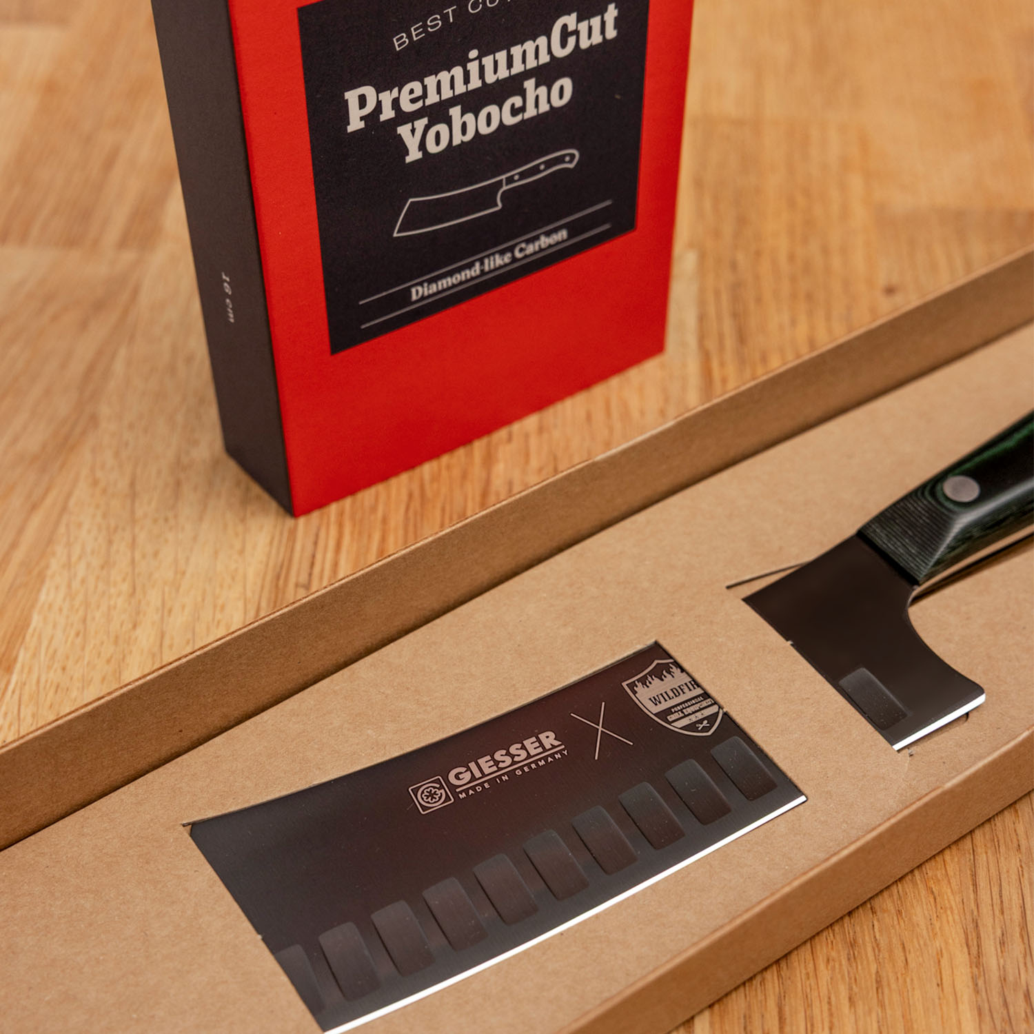 Big Green Egg Wildfire x Giesser Messer Yabocho / DLC beschichtet