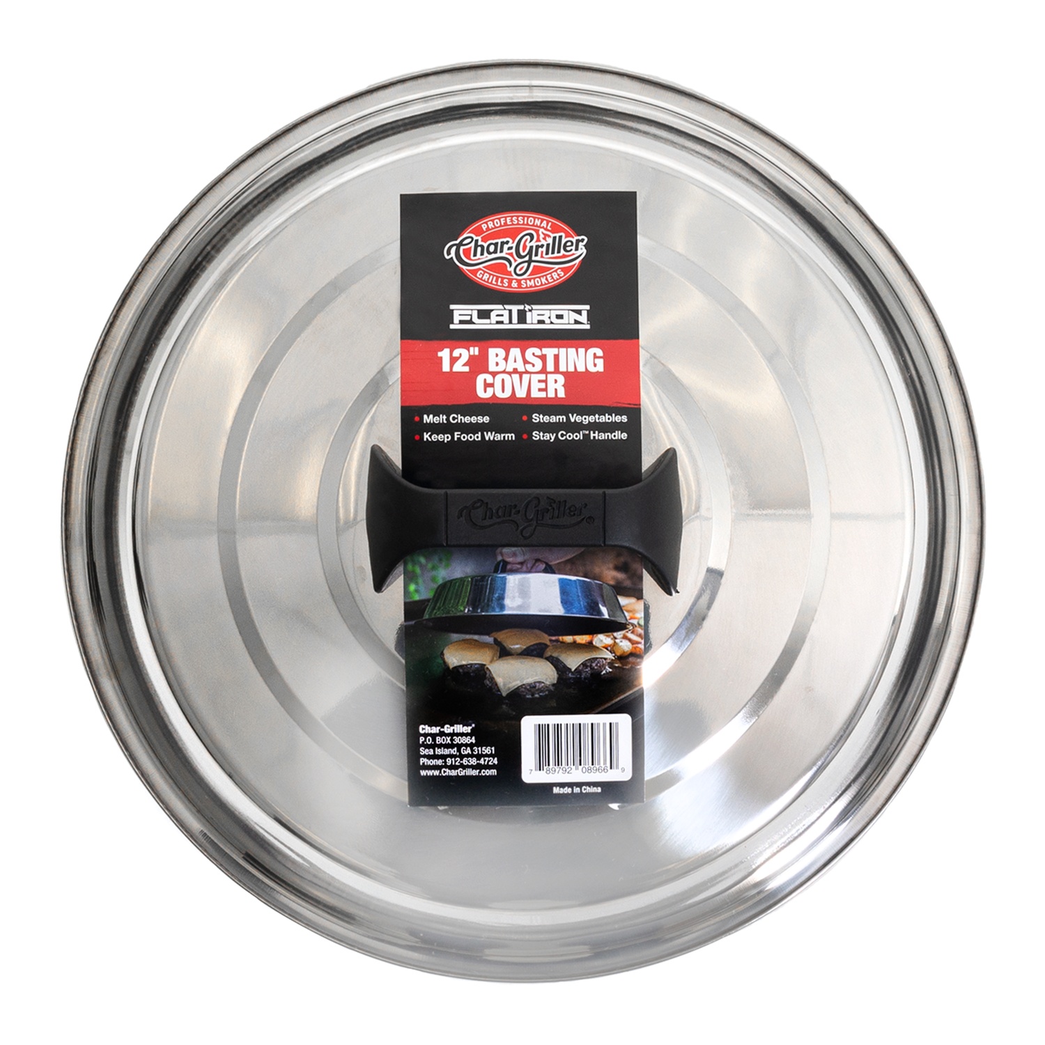 Char-Griller Flat Iron™ Schmelz-Dome