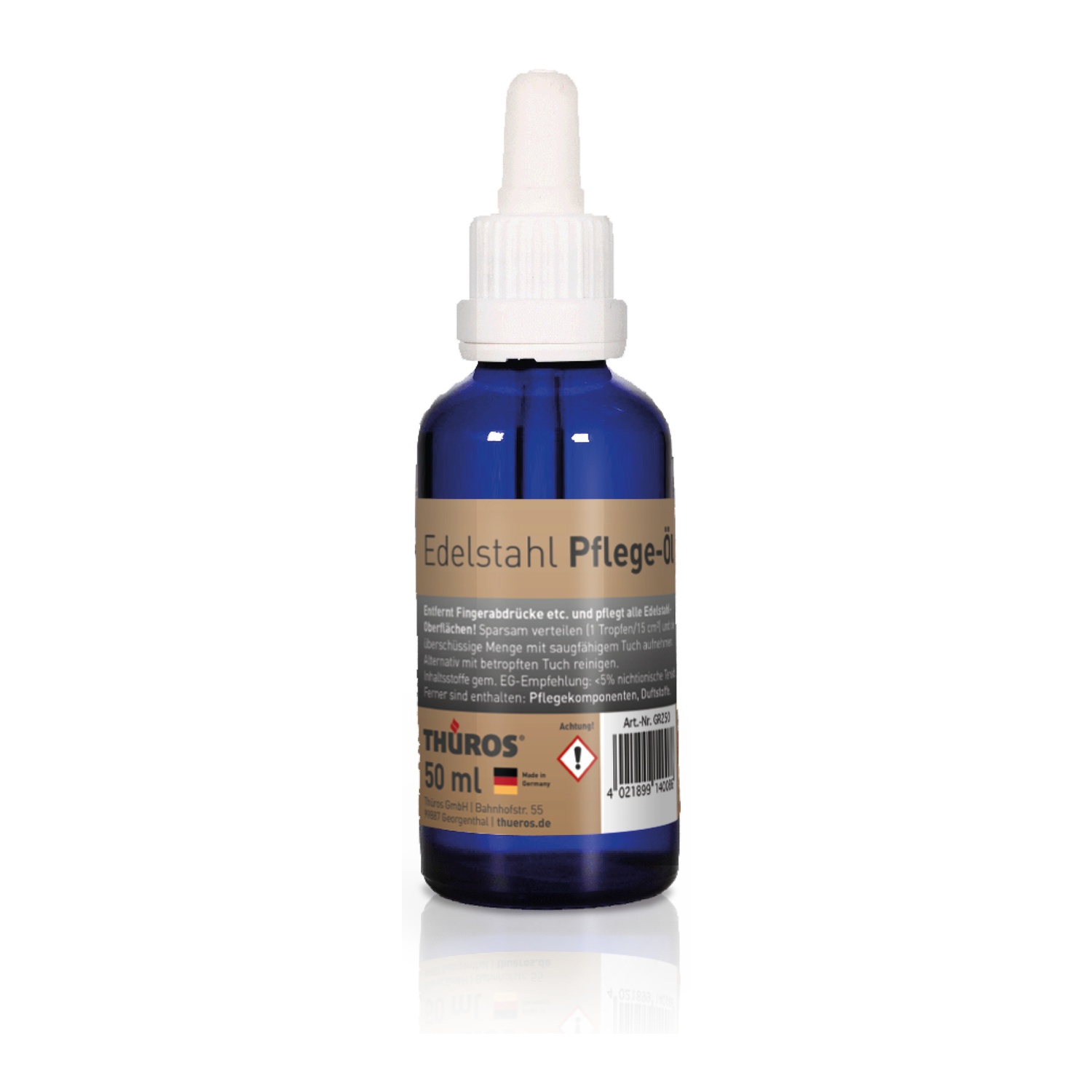 Thüros Pflegeöl für Edelstahl 50 ml