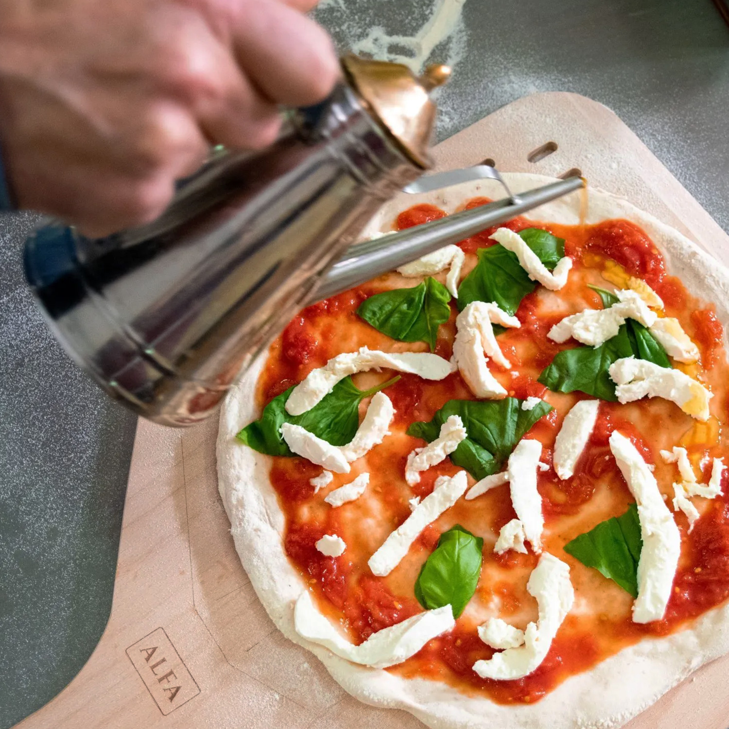 Alfa Holz-Pizzaschaufel 40 cm
