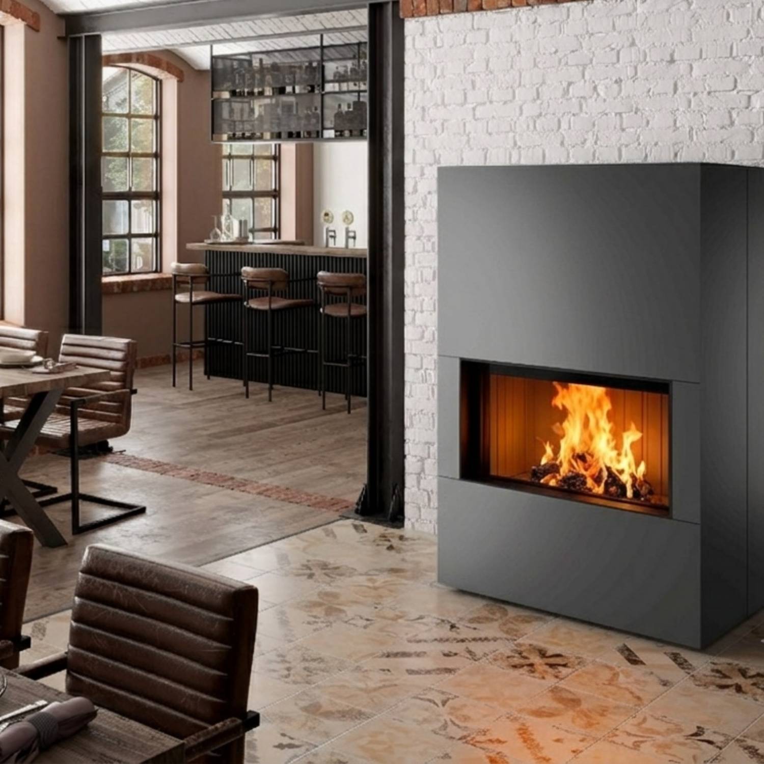 Spartherm Poseidon Kaminbausatz RLA Titan