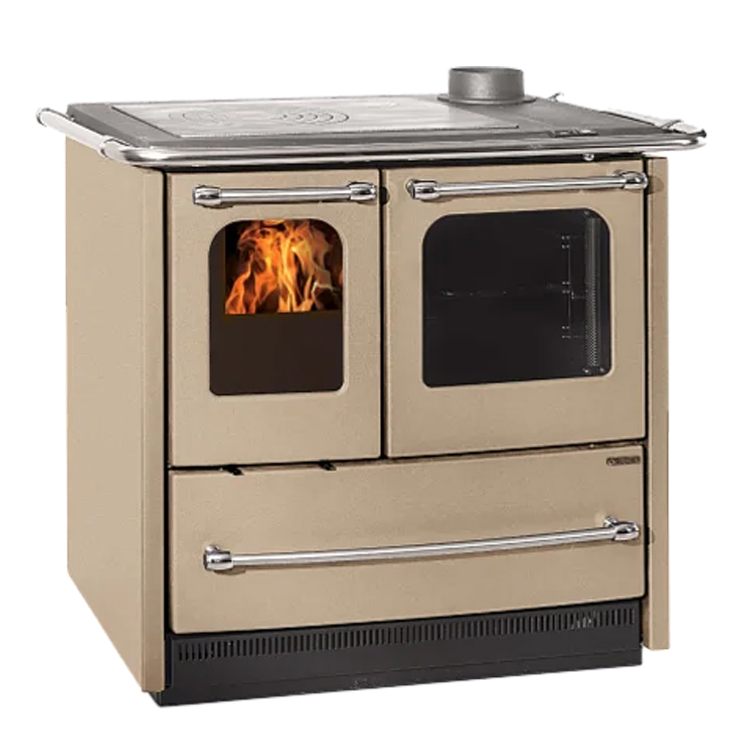 La Nordica Sovrana Easy Evo 2.0 Küchenofen Stahl Caramello