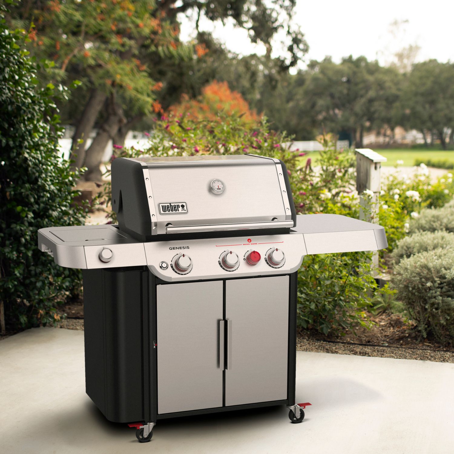 Weber Genesis S-335 Gas-Grillstation Edelstahl Weber Genesis S-335 Gas-Grillstation Edelstahl