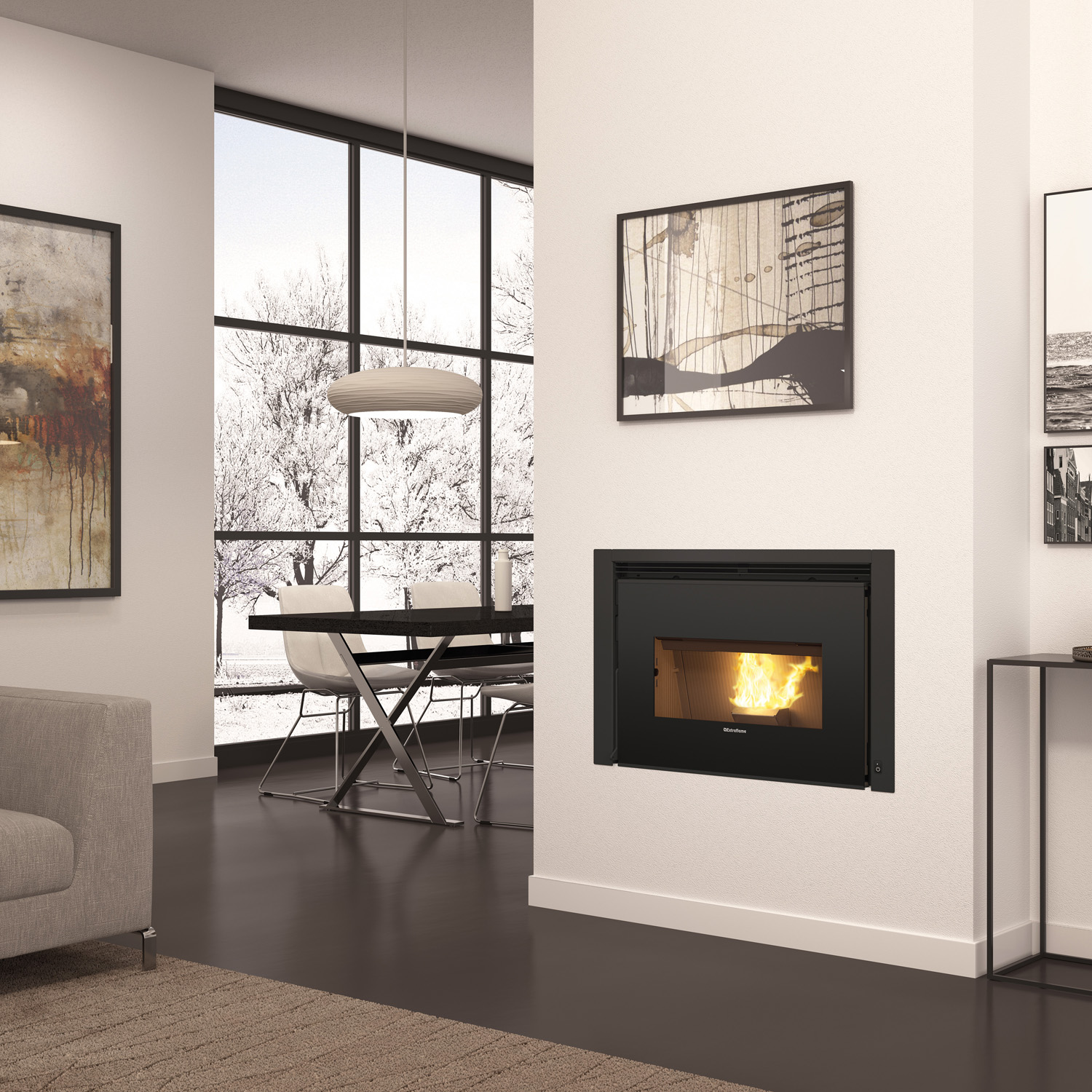 Extraflame COMFORT P85 Pelleteinsatz