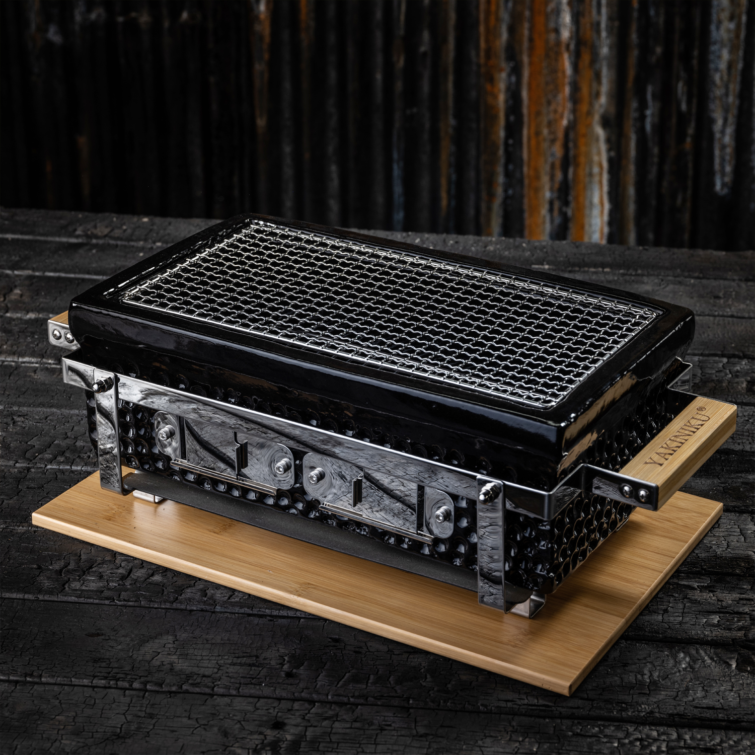 Yakiniku Shichirin Keramik Grill eckig 35x17 cm Yakiniku Shichirin Keramik Grill eckig 35x17 cm