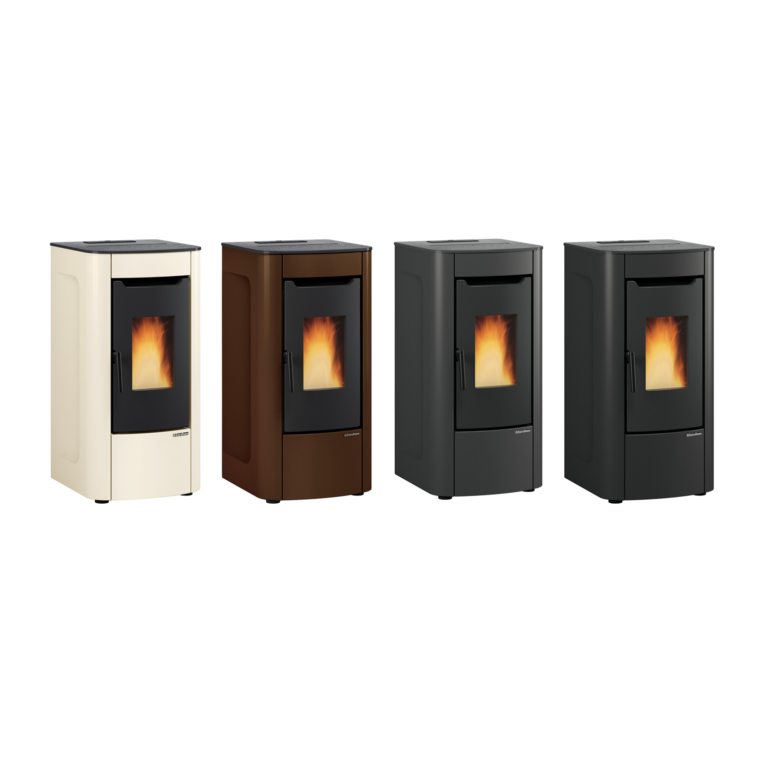 Extraflame Prestige Line Sabry 5.0 Evo Pelletofen Schwarz