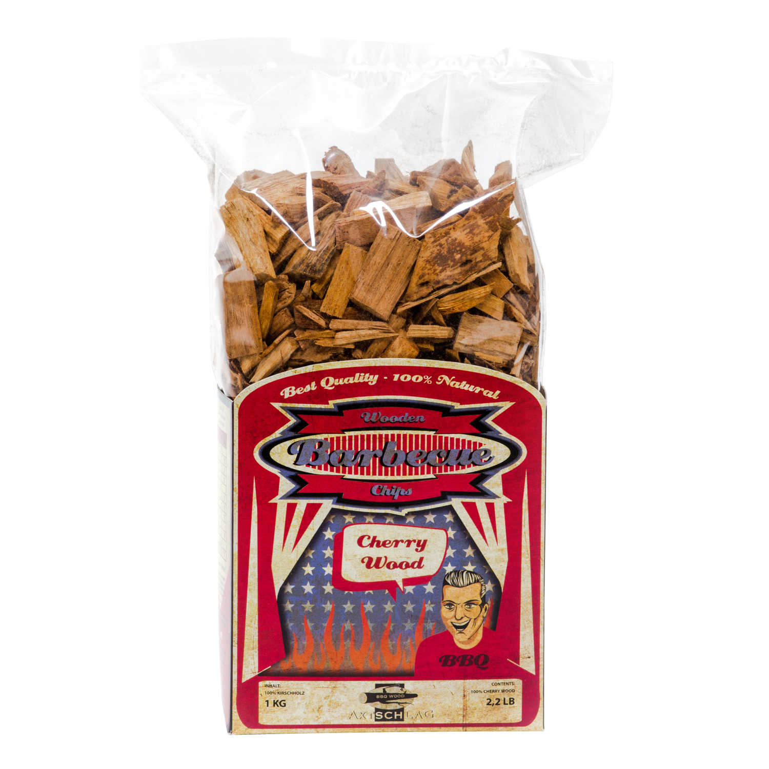 Axtschlag Wood Smoking Chips Kirsche 1 kg Axtschlag Wood Smoking Chips Kirsche 1 kg
