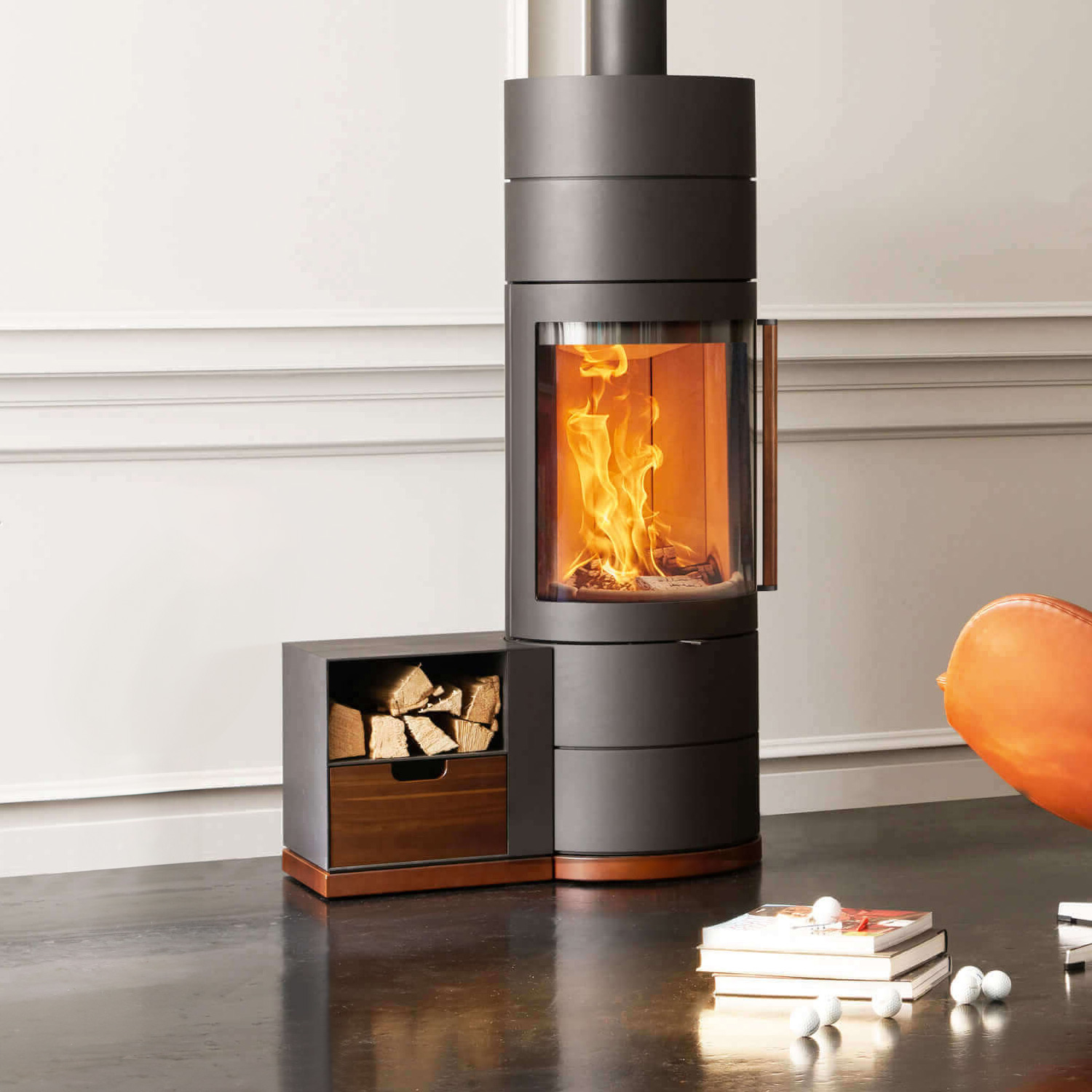 Austroflamm Lux Beistellbox links 36 cm