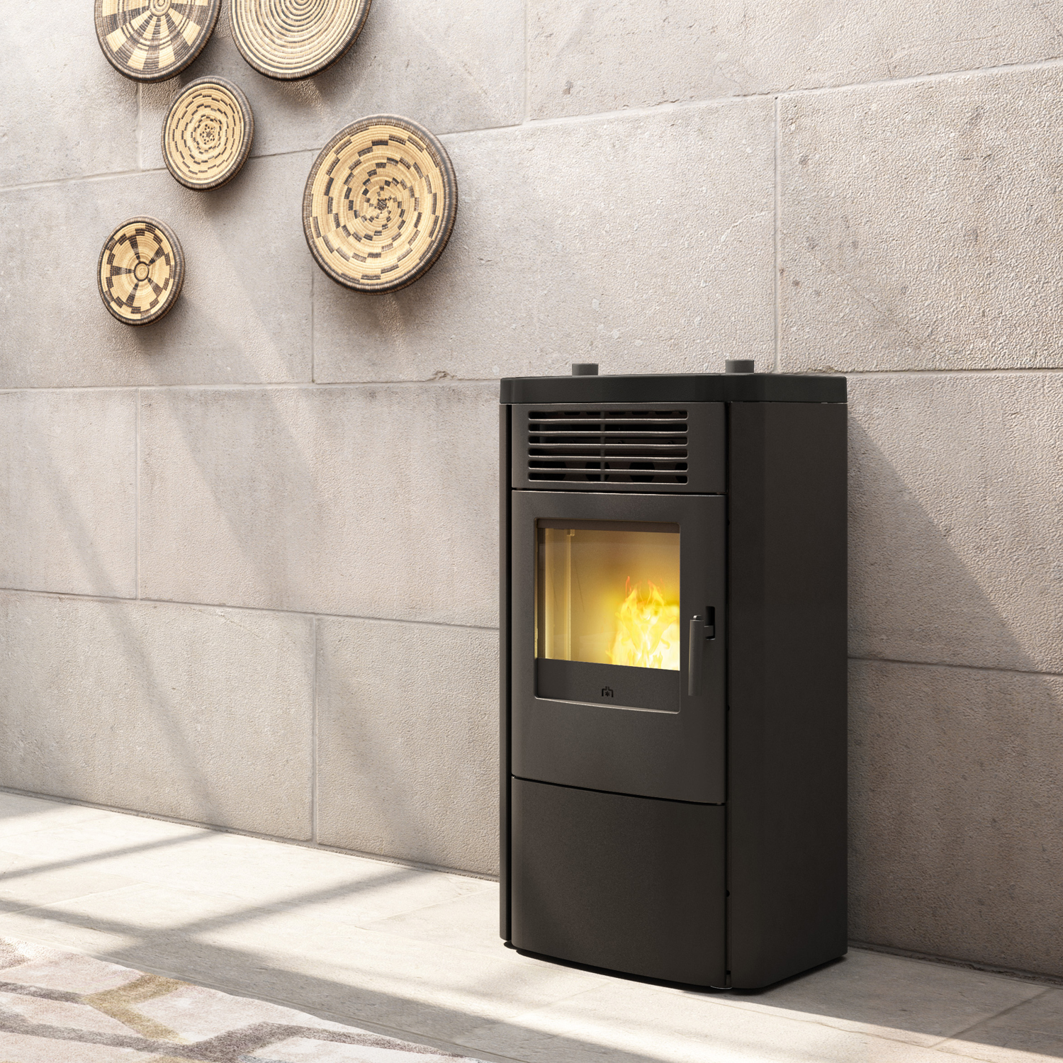 Edilkamin Klik Pelletofen Anthrazit Edilkamin Klik Pelletofen Anthrazit