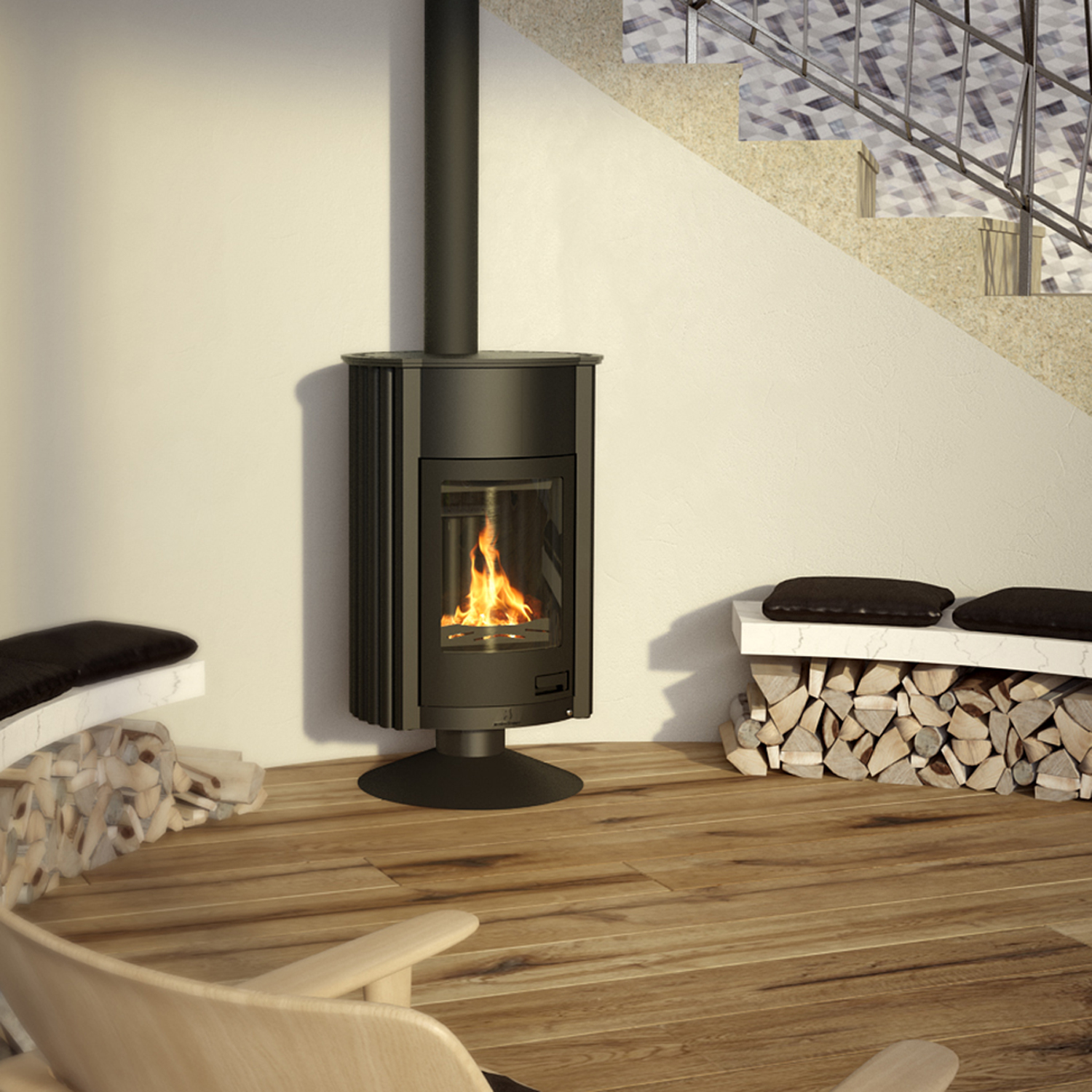 Warmluftofen Masterflamme Grande II Black Warmluftofen Masterflamme Grande II Black
