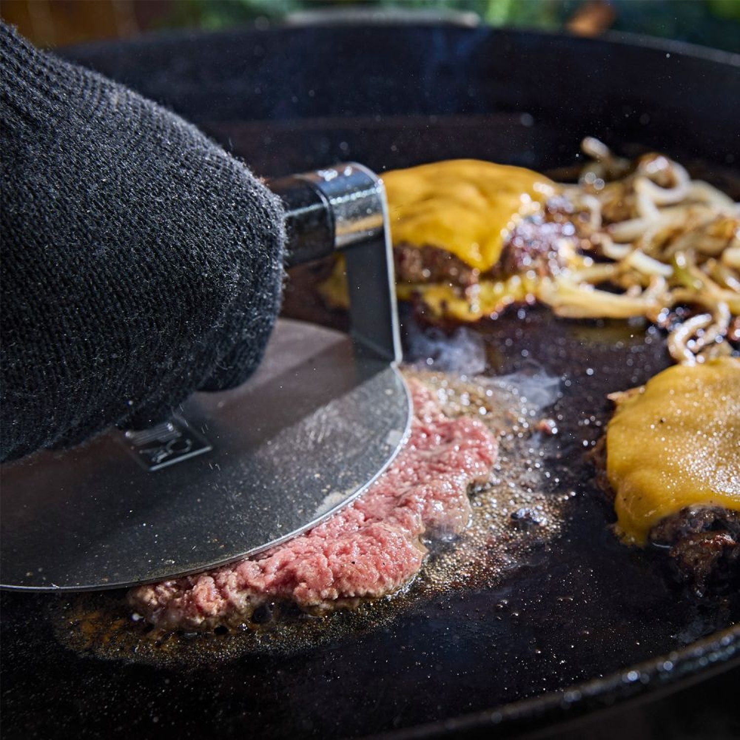 Weber Plancha Burgerpresse