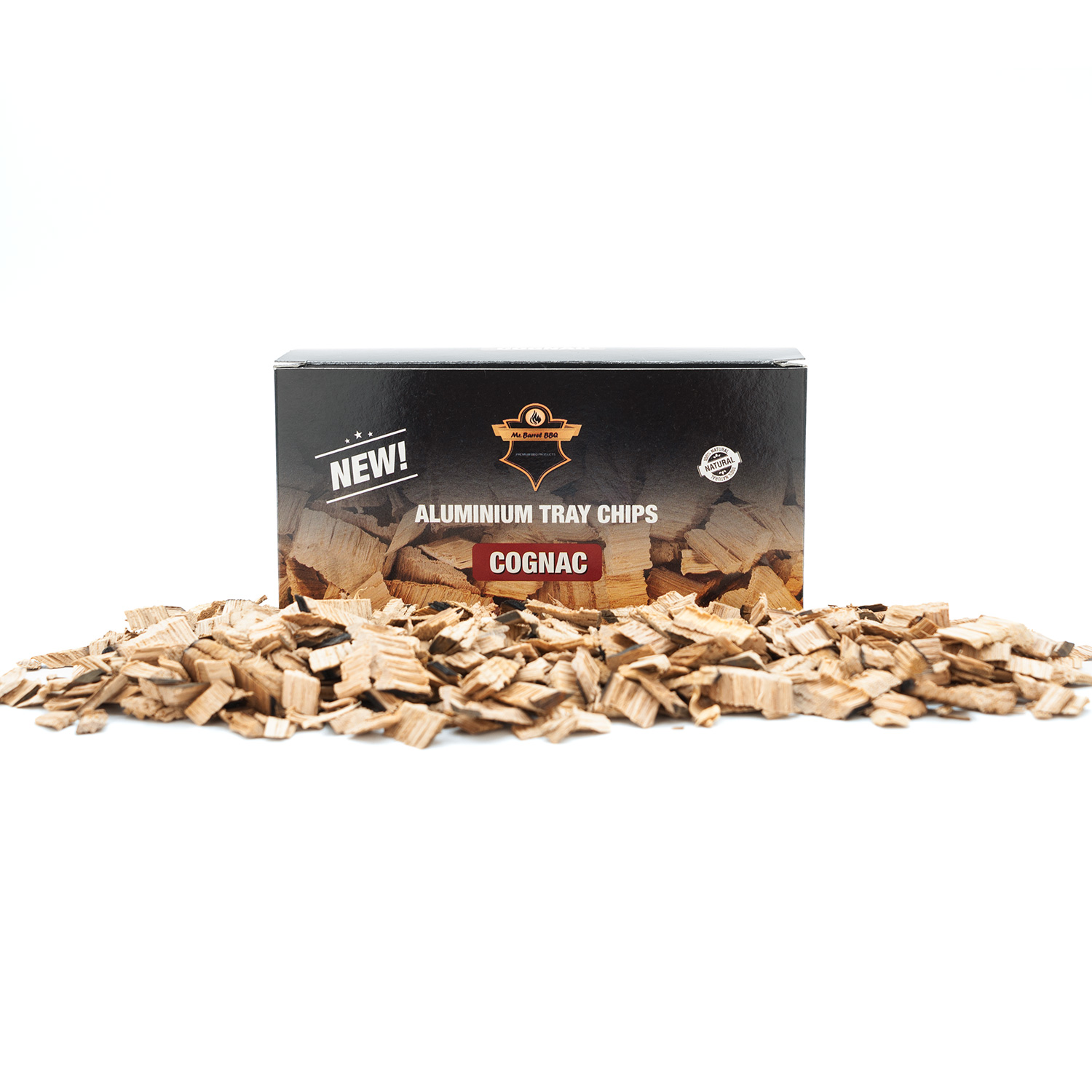 Mr. Barrel BBQ Smoking Chips S Cognac, 3 x 50 g