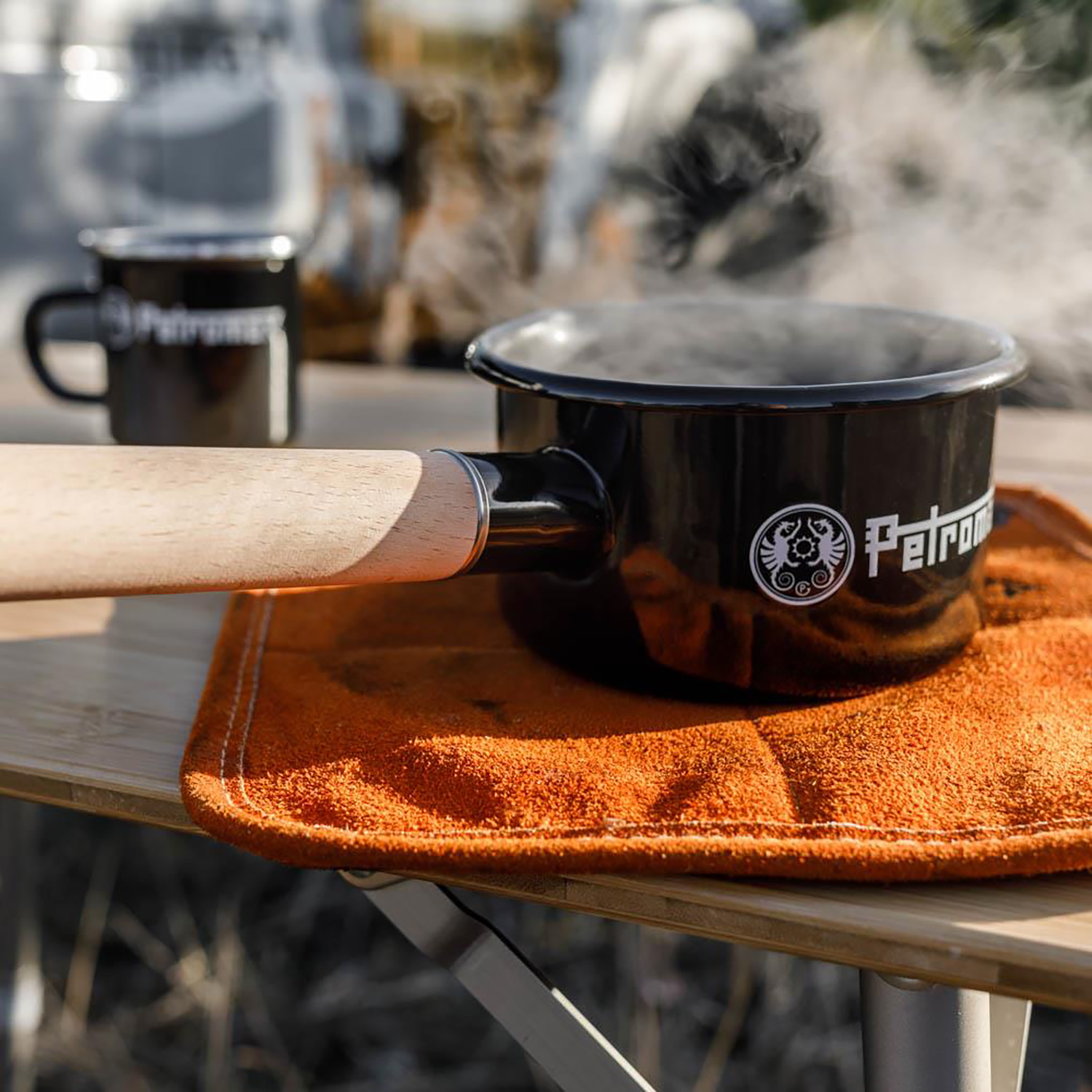 Petromax Emaille-Stieltopf Schwarz 1 Liter Petromax Emaille-Stieltopf Schwarz 1 Liter