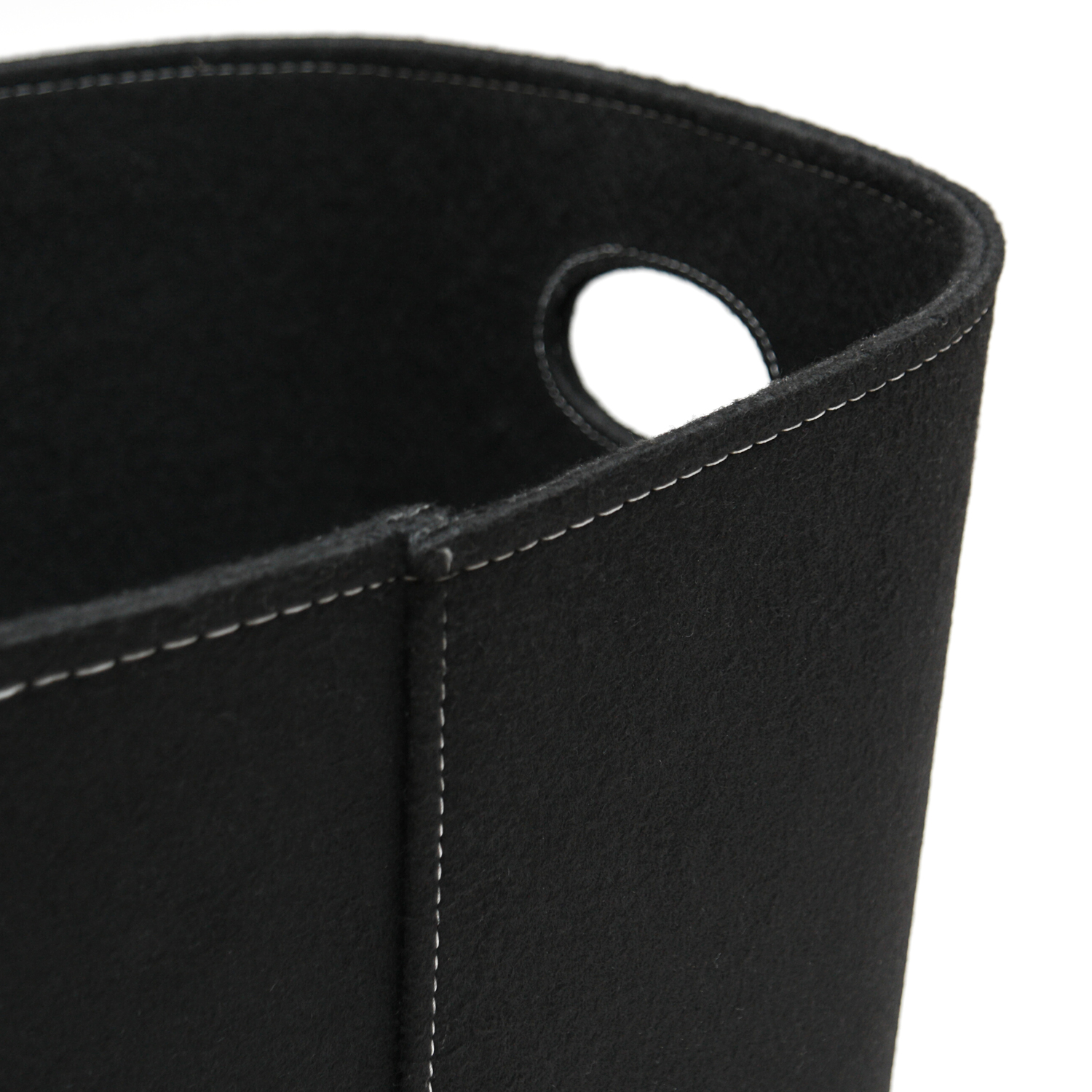 Raik Holzkorb, Filzkorb Schwarz, groß Raik Holzkorb, Filzkorb Schwarz, groß