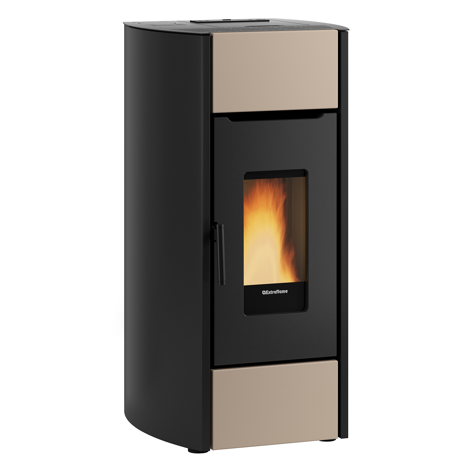 Extraflame Prestige Line Mirka Pelletofen Stahl Taubengrau