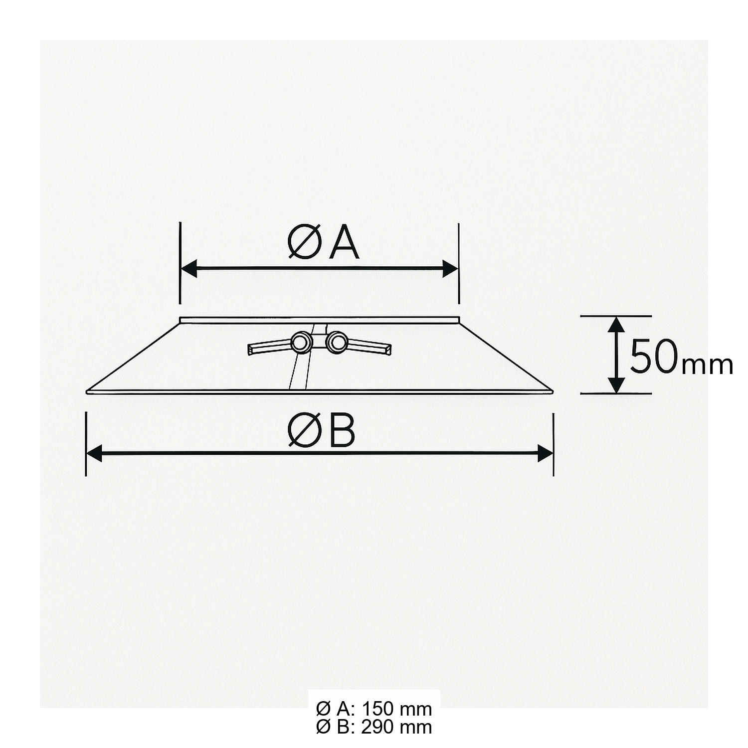 Schiedel PRIMA PLUS Regenkragen H=50mm Ø150 mm einwandig glänzend