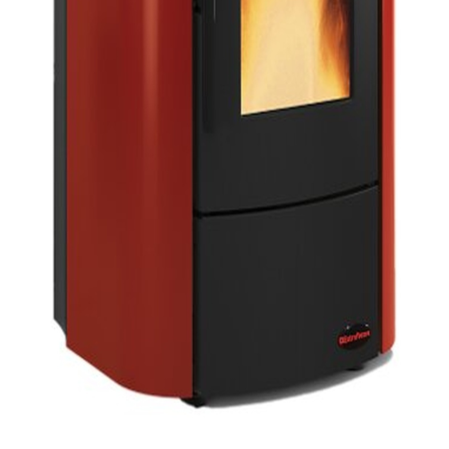 Extraflame RAFFAELLA IDRO H15 5.0.16 - Bordeauxrot wassergeführter Pelletofen
