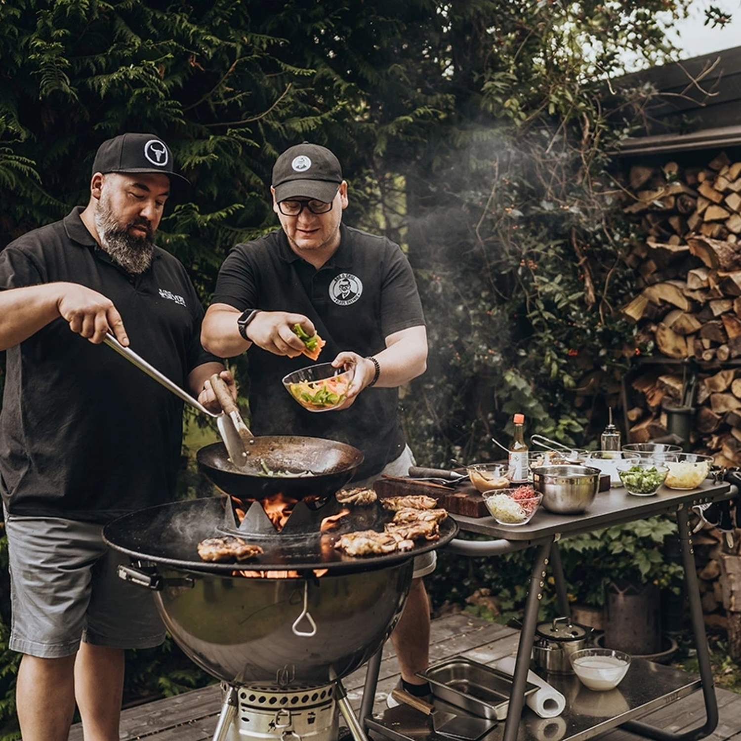 Moesta Stahlwok mit Holzgriff