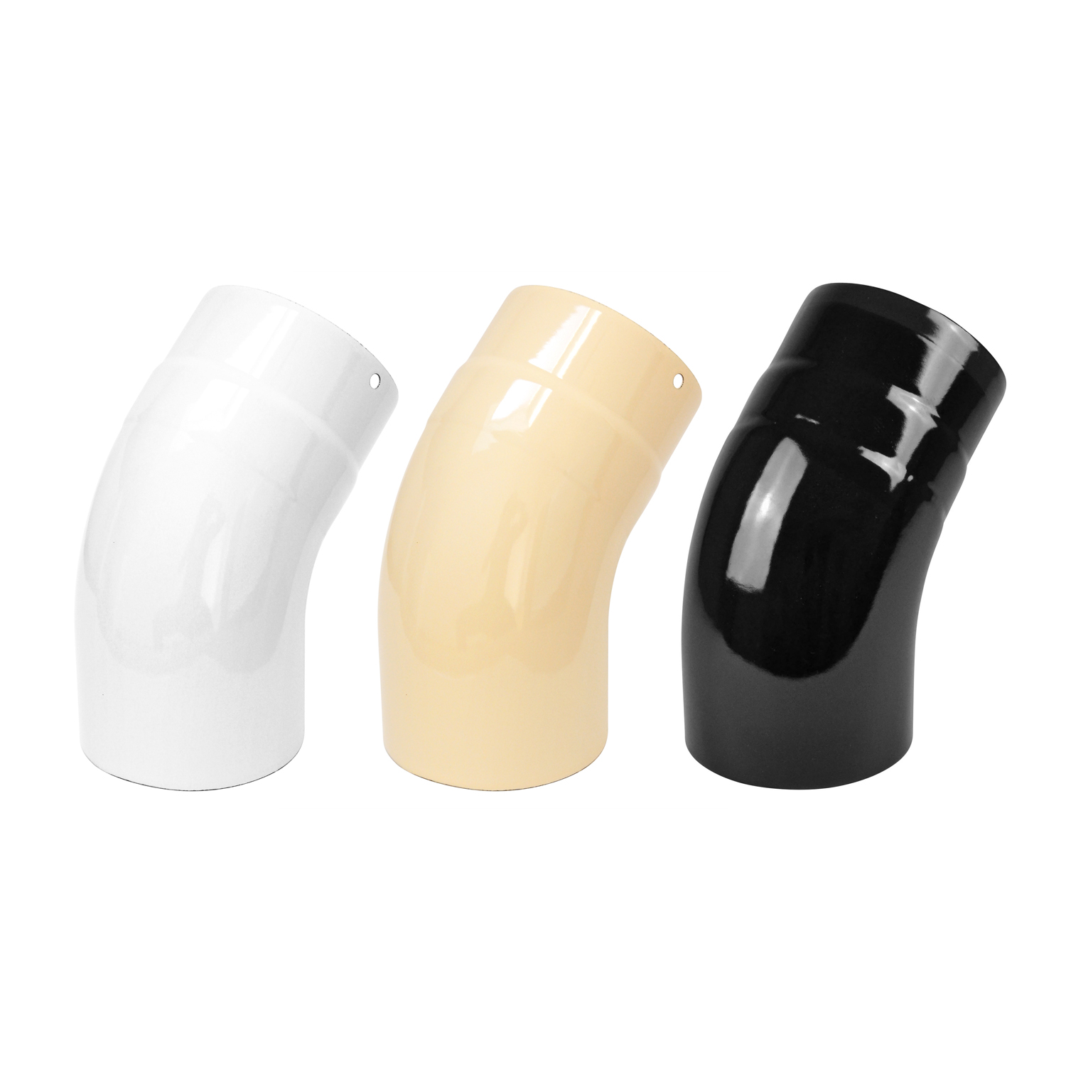 Raik Rauchrohrbogen / Ofenrohrbogen Emaille 120mm - 45° Bogen glatt Schwarz Raik Rauchrohrbogen / Ofenrohrbogen Emaille 120mm - 45° Bogen glatt Schwarz