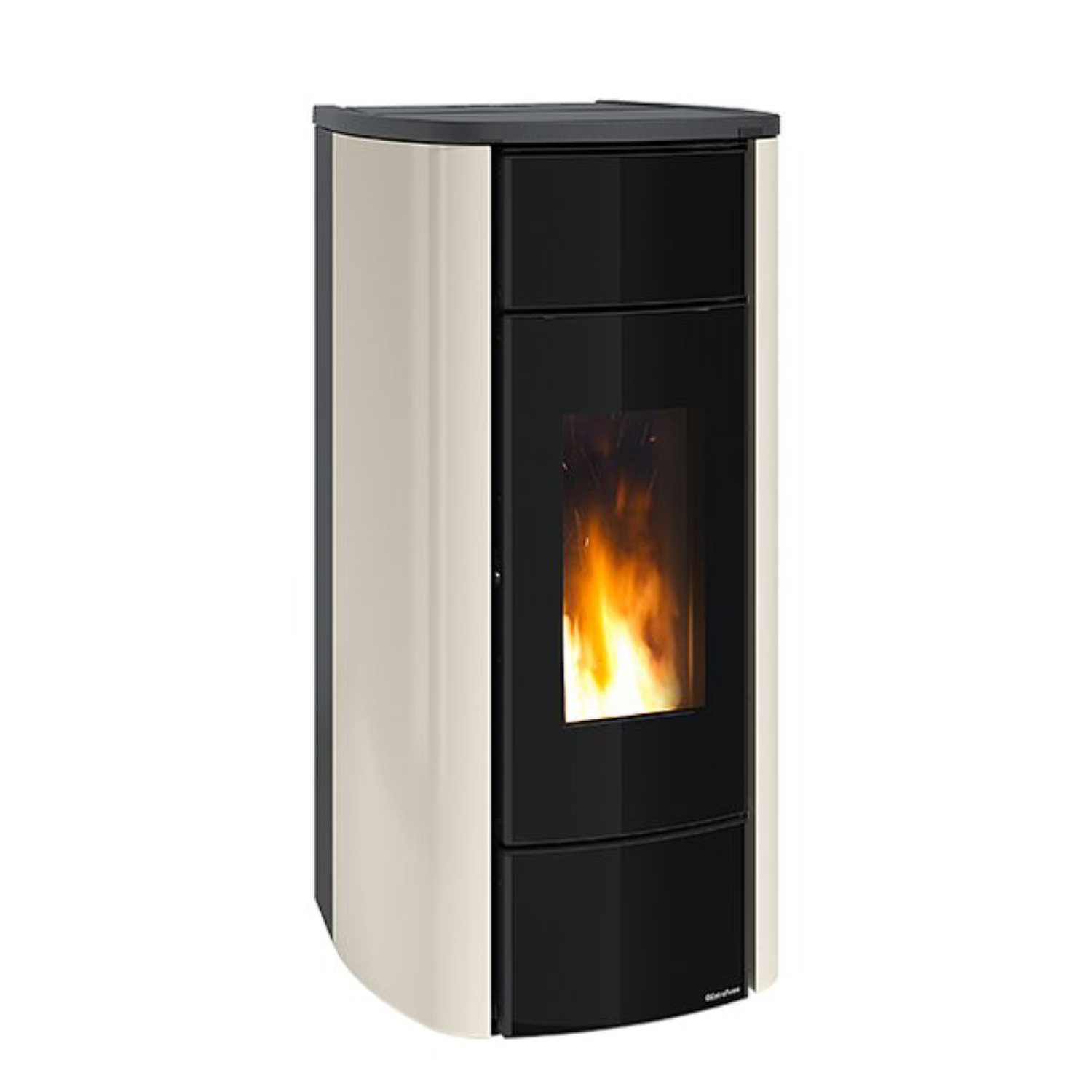 Extraflame Miriana Idro H23 wasserführender Pelletofen elfenbein Evolution Line
