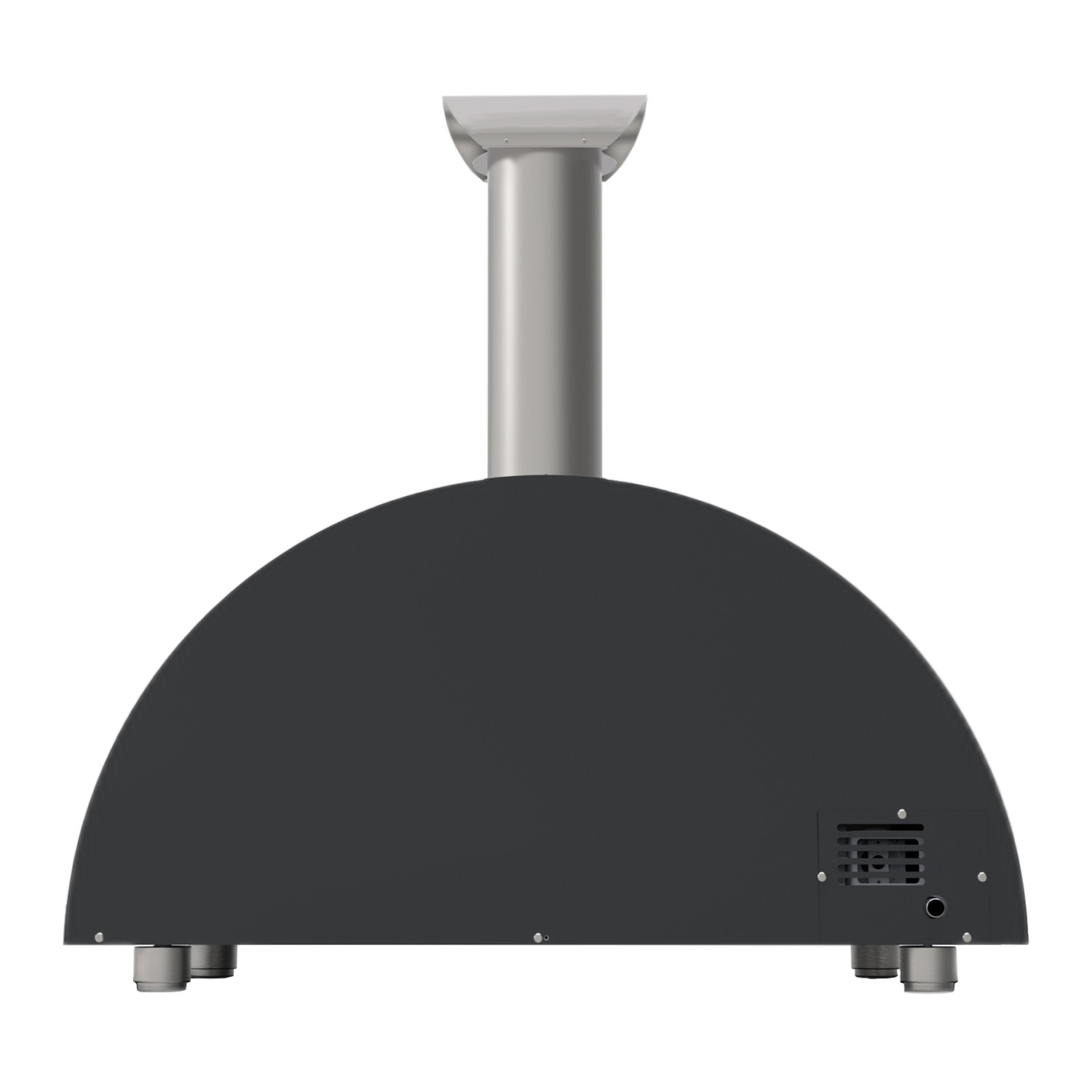 Alfa Moderno 3 Pizze Pizzaofen Hybrid Schiefer Grau