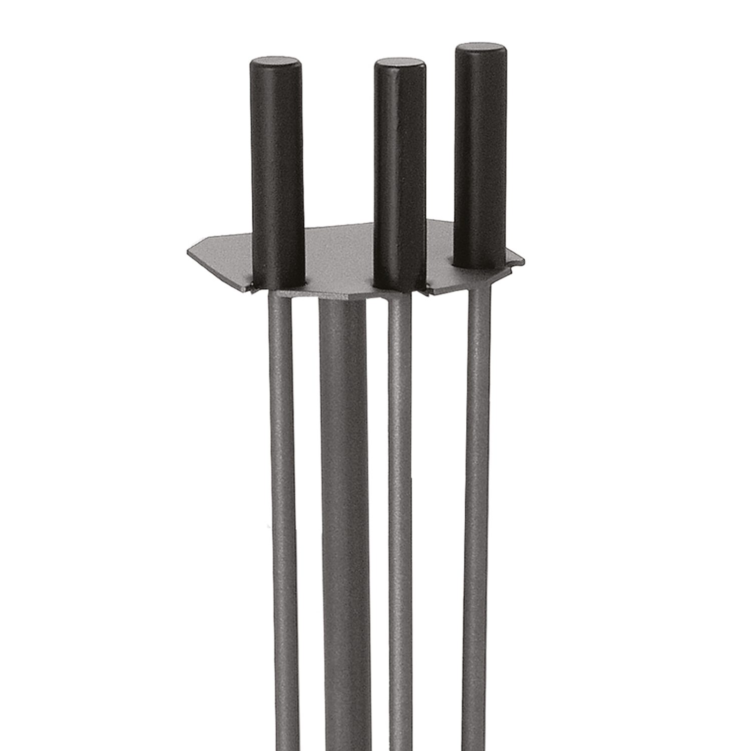 Raik Kaminbesteck, anthrazit beschichtet, 62cm Raik Kaminbesteck, anthrazit beschichtet, 62cm