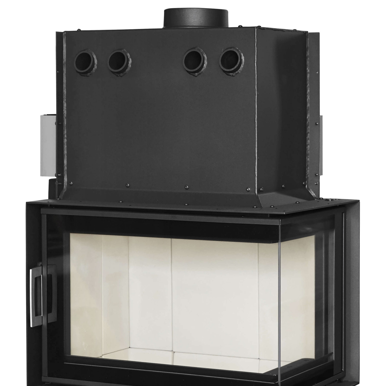 Austroflamm 63x40x42 K 2.0 Kamineinsatz Ecke rechts