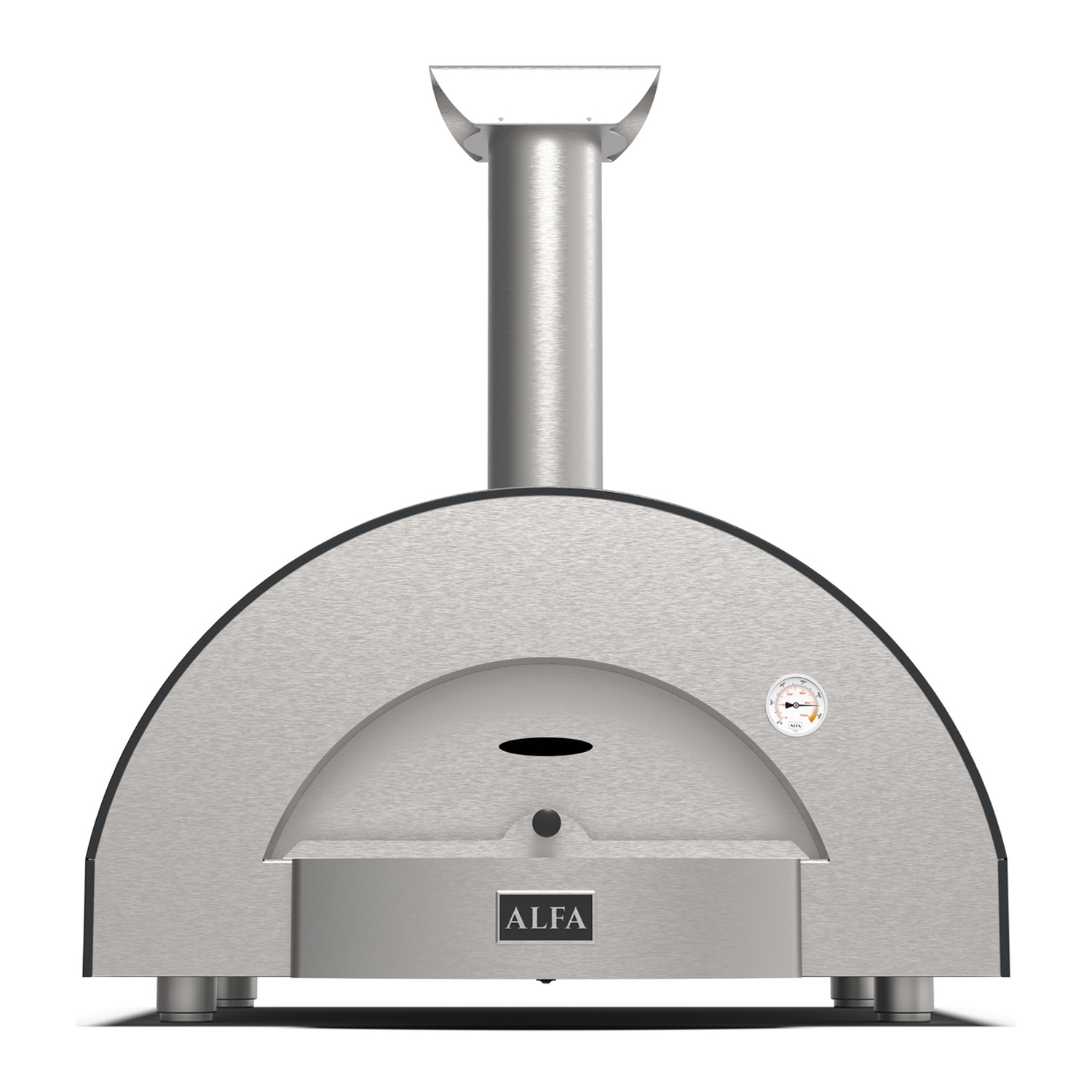 Alfa Classico 2 Pizze Gas-Pizzaofen schiefergrau 50 mBar