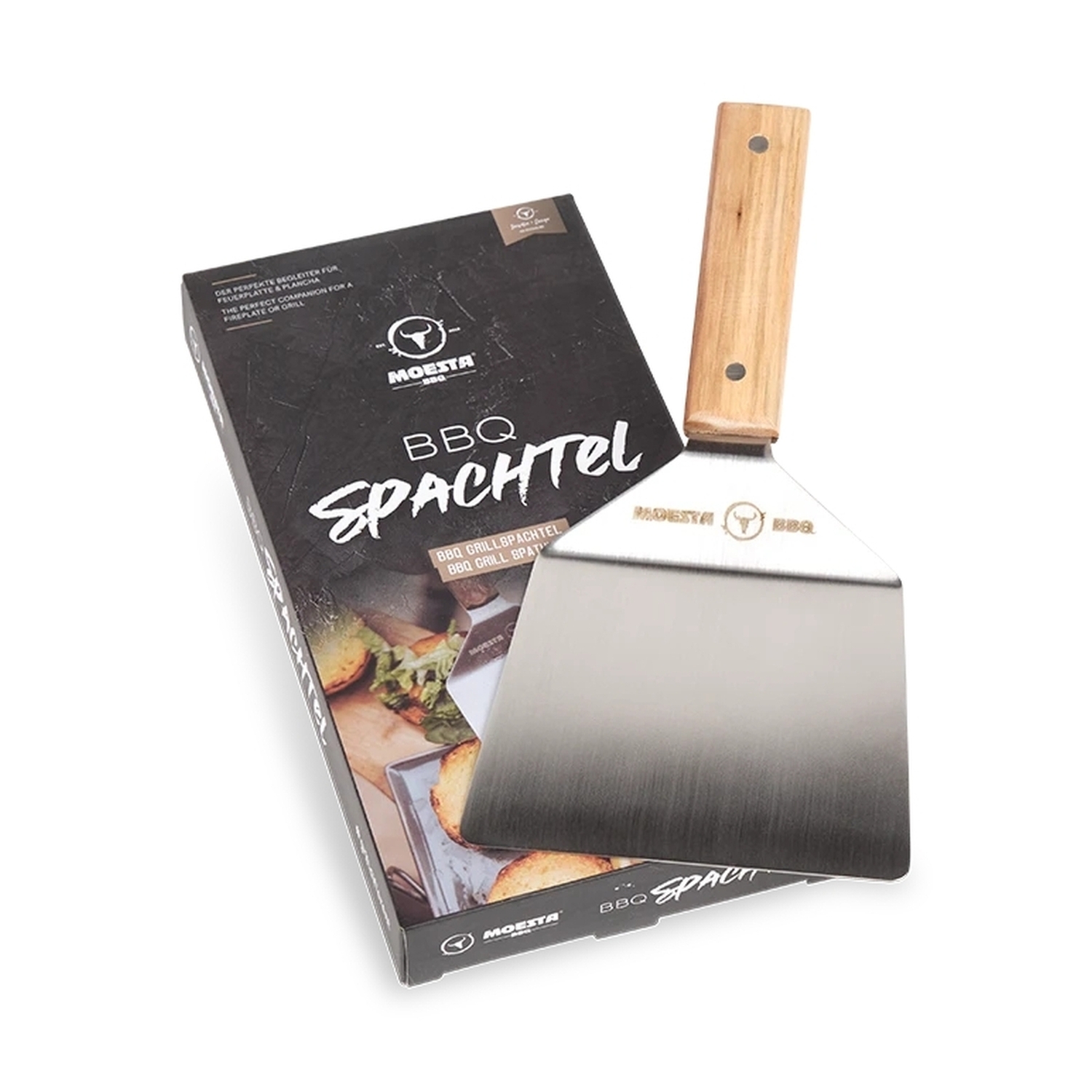 Moesta BBQ Spachtel für Feuerplatten / BBQ Disk