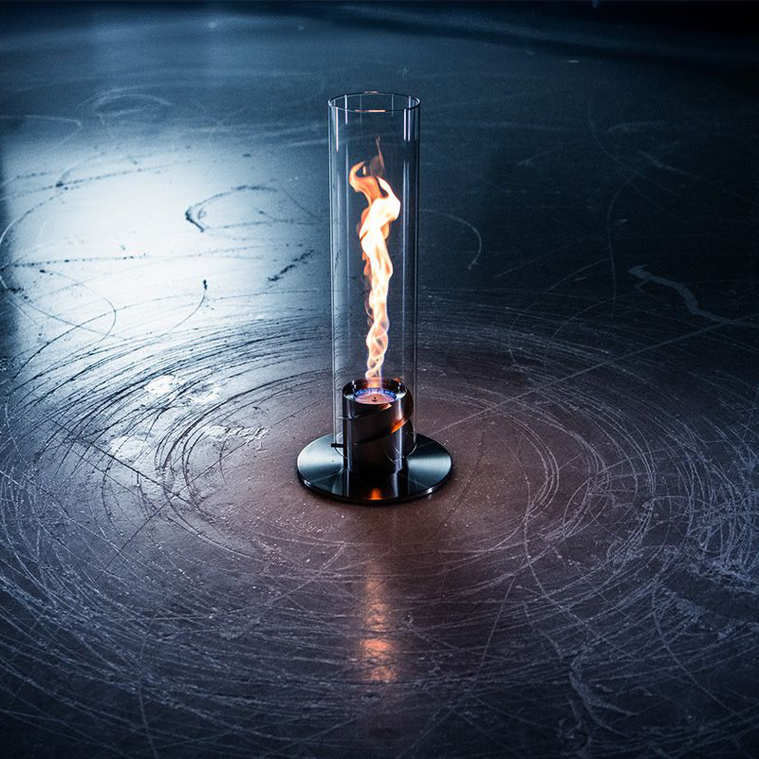 höfats SPIN 1500 Tischfeuer silber