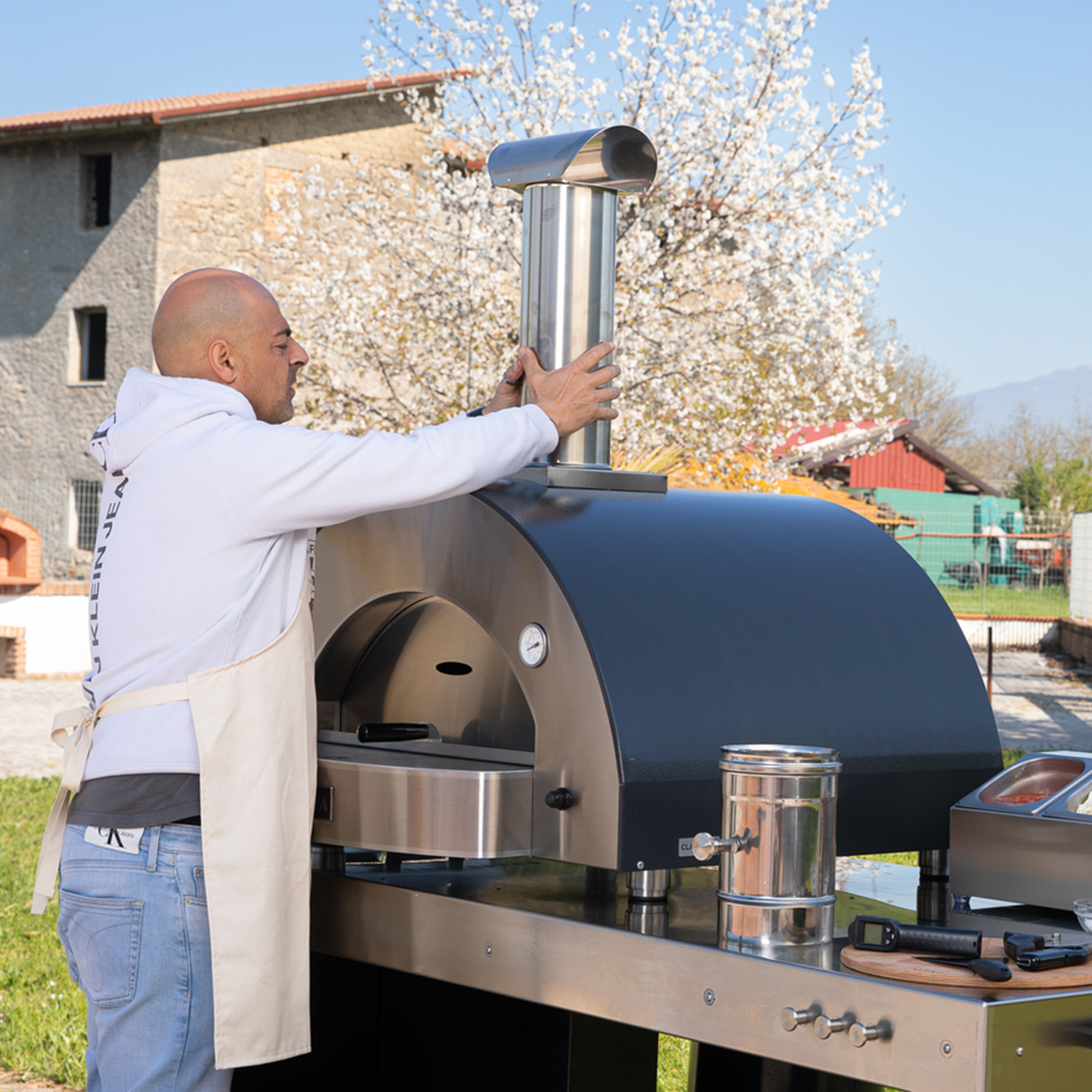 Alfa Butterfly Valve Edelstahl Ø 180 mm