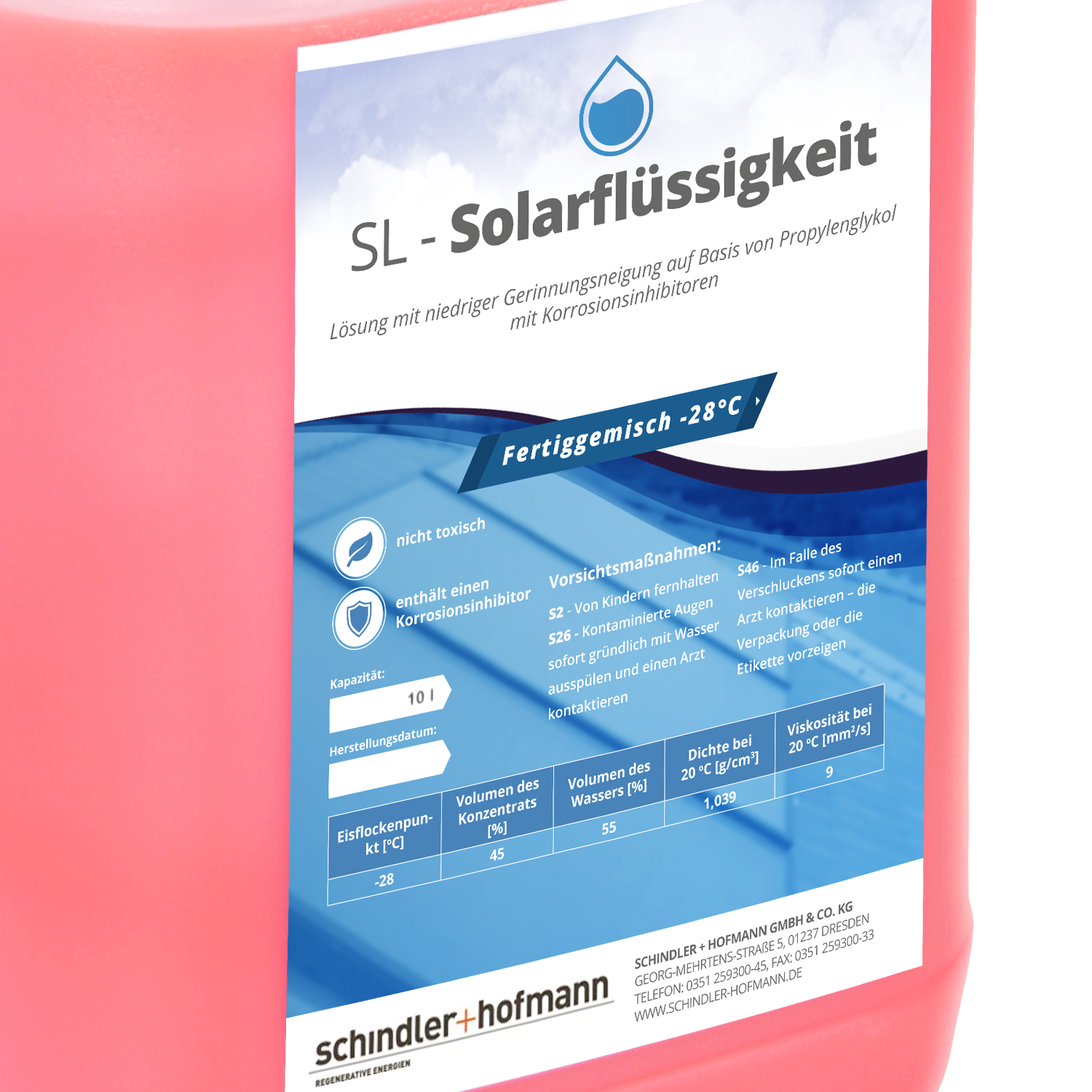 Solarflüssigkeit 10 Liter Solarflüssigkeit 10 Liter