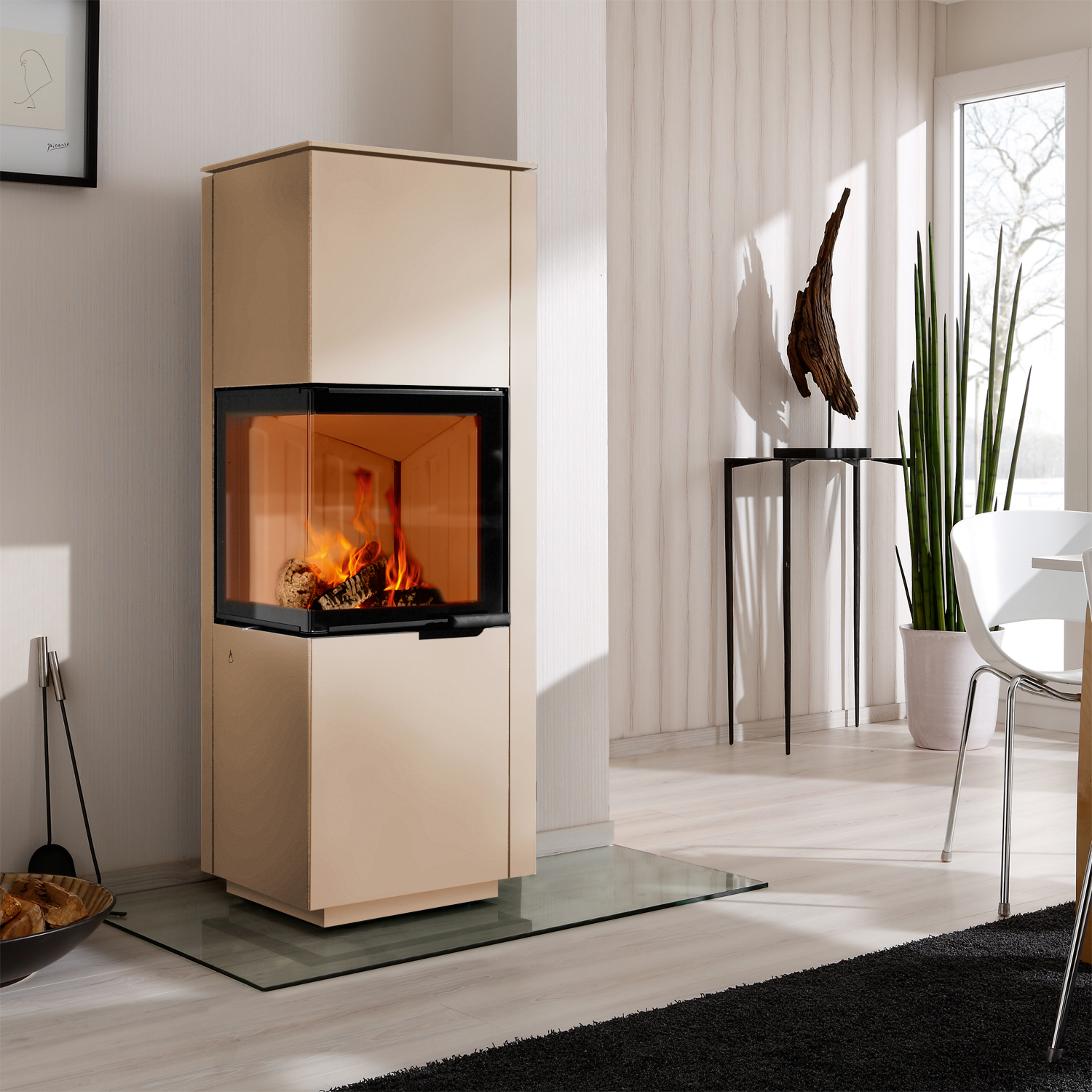 Spartherm Piko H2O wasserführender Kaminofen Perle Spartherm Piko H2O wasserführender Kaminofen Perle