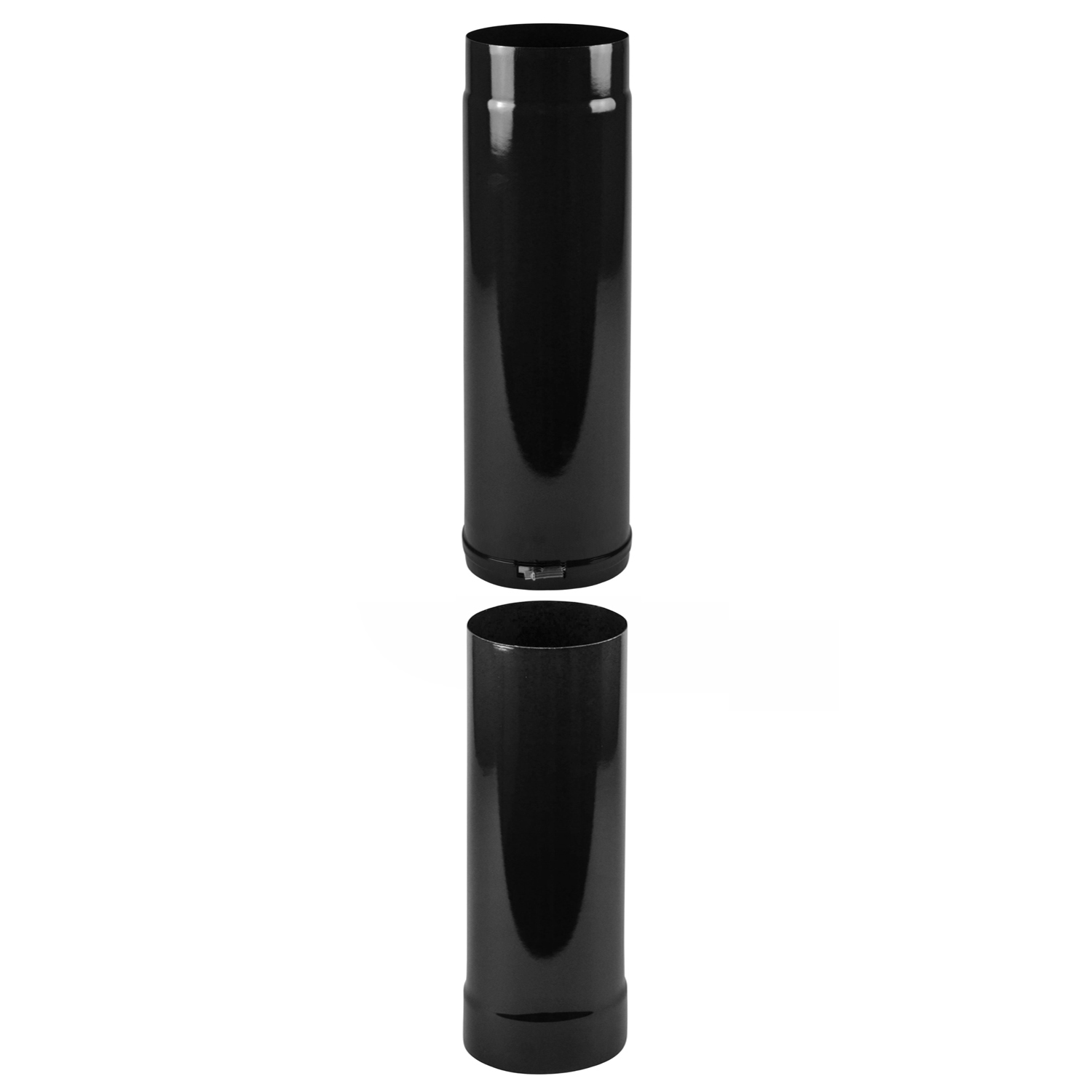 Raik Rauchrohr / Ofenrohr Emaille 120mm - Länge 500 mm Teleskoprohr Schwarz Raik Rauchrohr / Ofenrohr Emaille 120mm - Länge 500 mm Teleskoprohr Schwarz