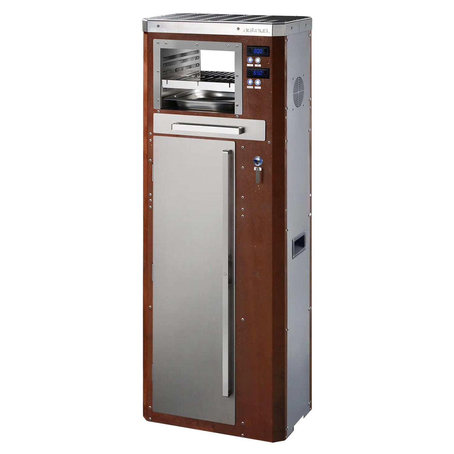 Asteus Fantale 800° Lifestyle Elektrogrill braun emailliert inkl. Abdeckhaube Asteus Fantale 800° Lifestyle Elektrogrill braun emailliert inkl. Abdeckhaube