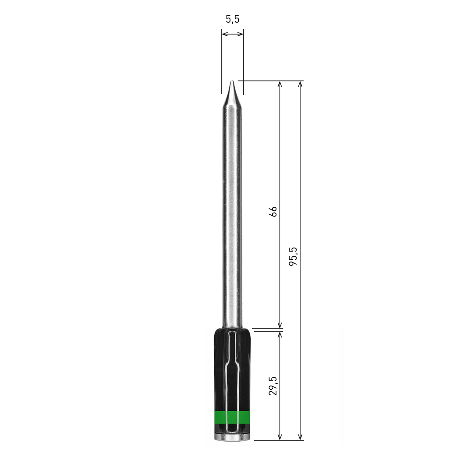 The MeatStick Mini Einzelstick Temperaturfühler Grün The MeatStick Mini Einzelstick Temperaturfühler Grün