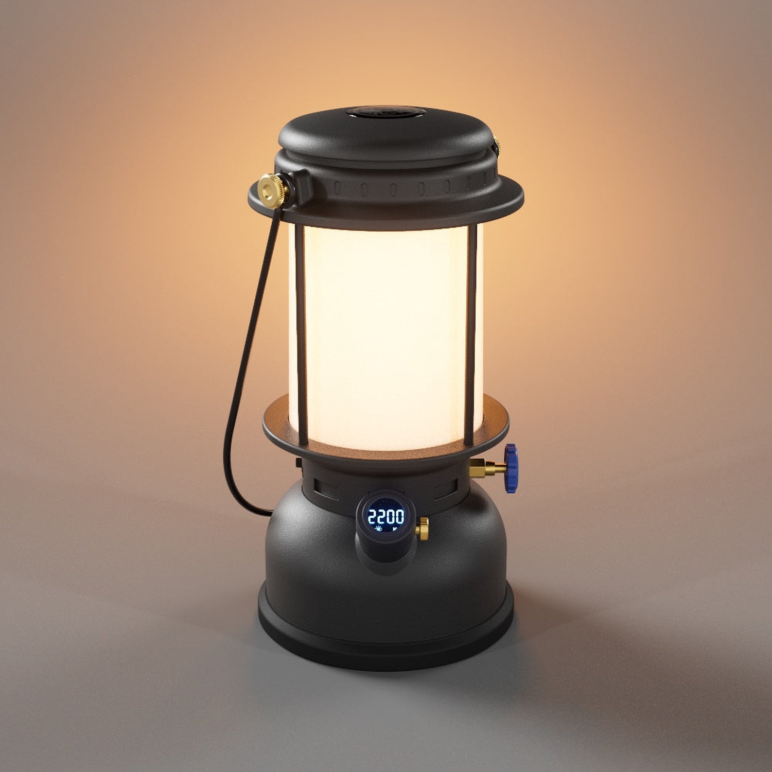 Petromax LM500 LED Laterne Schwarz