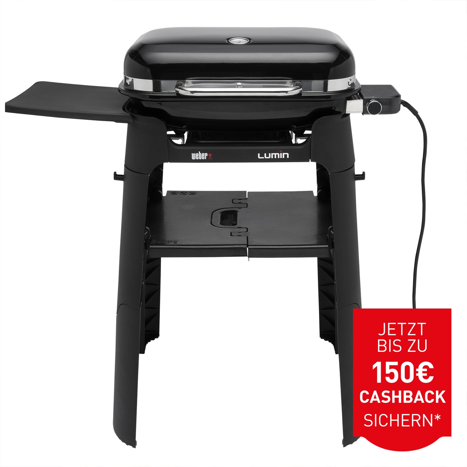 Weber Lumin Stand Elektrogrill Schwarz