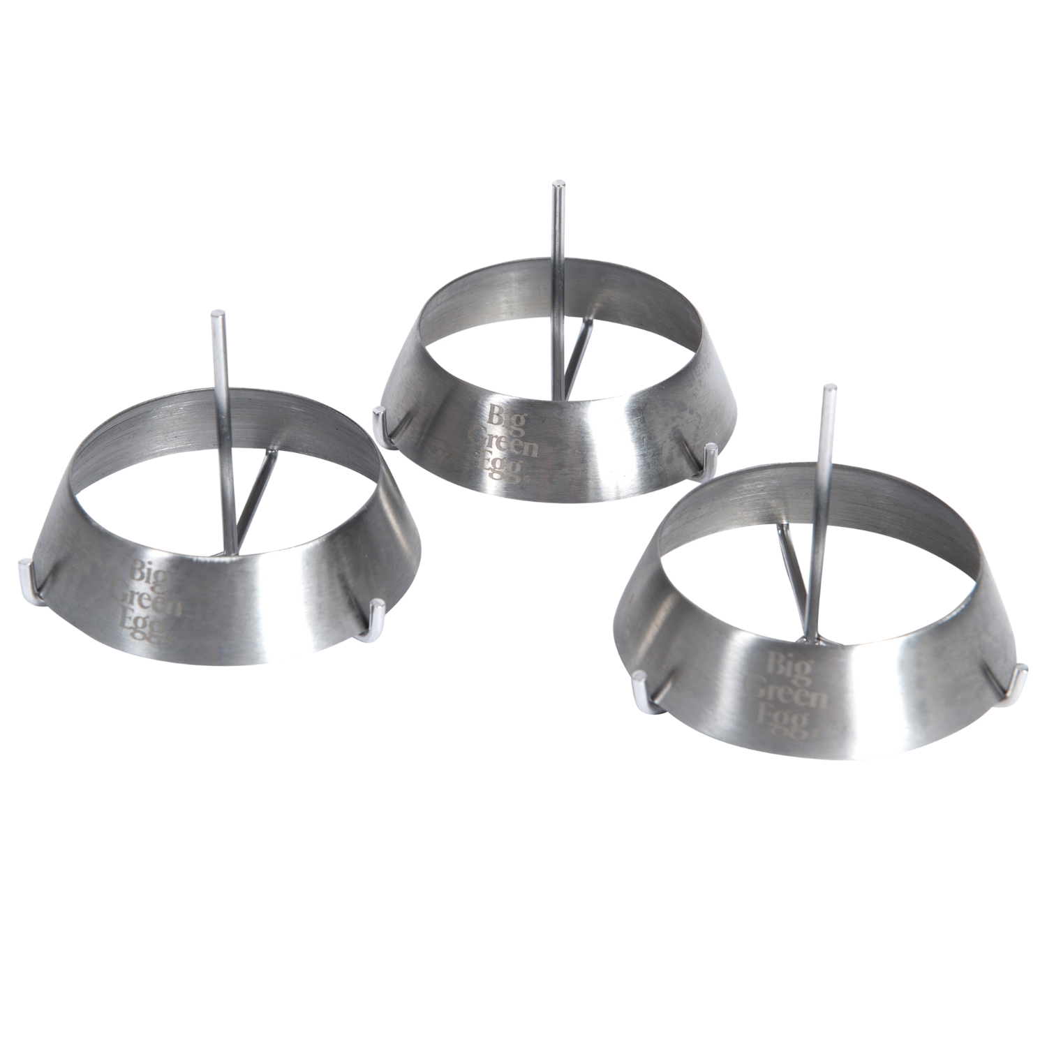Big Green Egg Grillringe aus Edelstahl 3er-Set Big Green Egg Grillringe aus Edelstahl 3er-Set