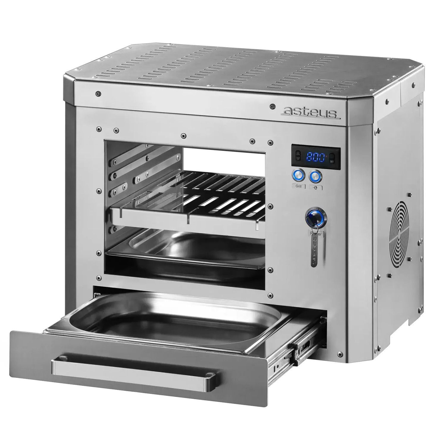 Asteus Tarso 800° Lifestyle Grill Edelstahl