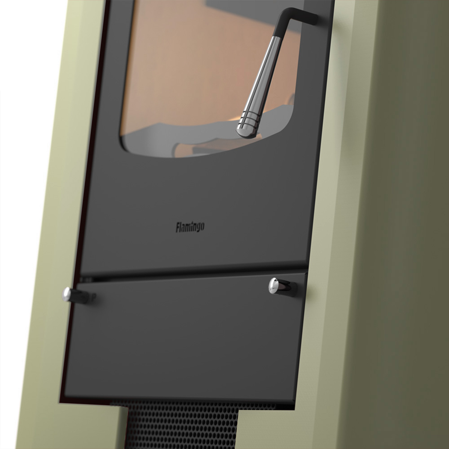 Kaminofen HS Flamingo ESPO 1 Olive Kaminofen HS Flamingo ESPO 1 Olive