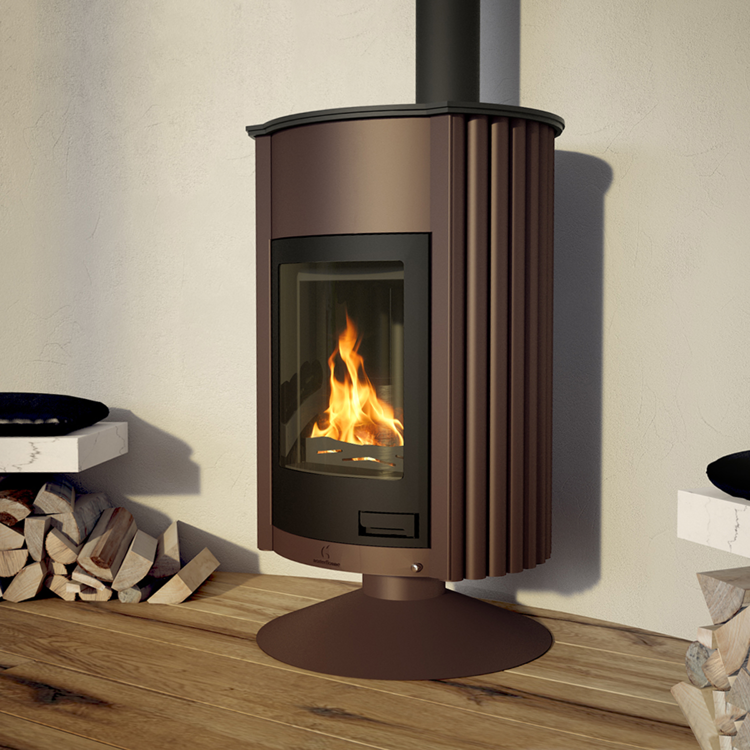 Warmluftofen Masterflamme Grande II Velvety Brown