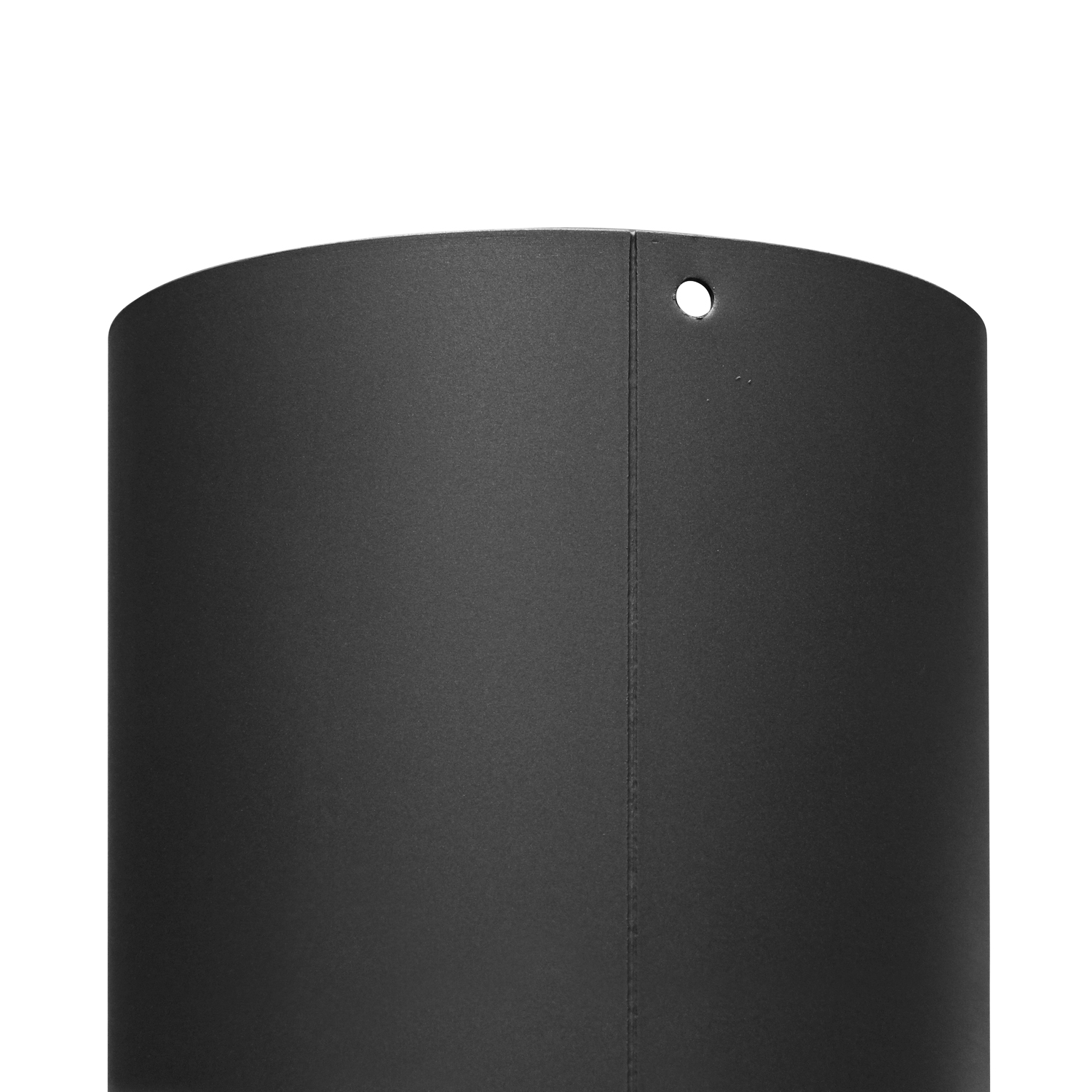 Raik Basic Längenelement 150mm schwarz L: 500mm mit Drosselklappe, Tür, Kondensatring für Rauchrohr / Ofenrohr