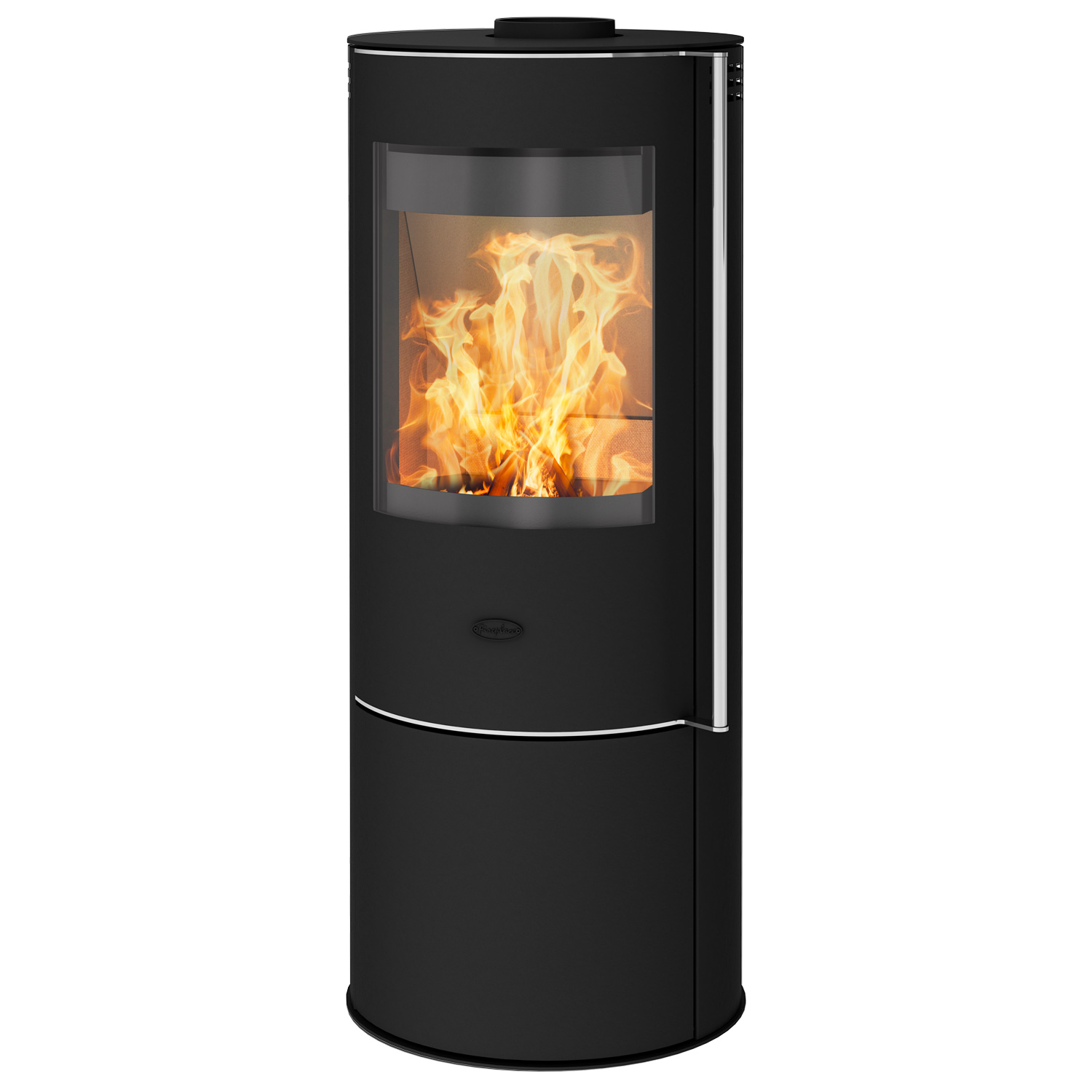 Fireplace Elite Livorno Kaminofen Glas Schwarz
